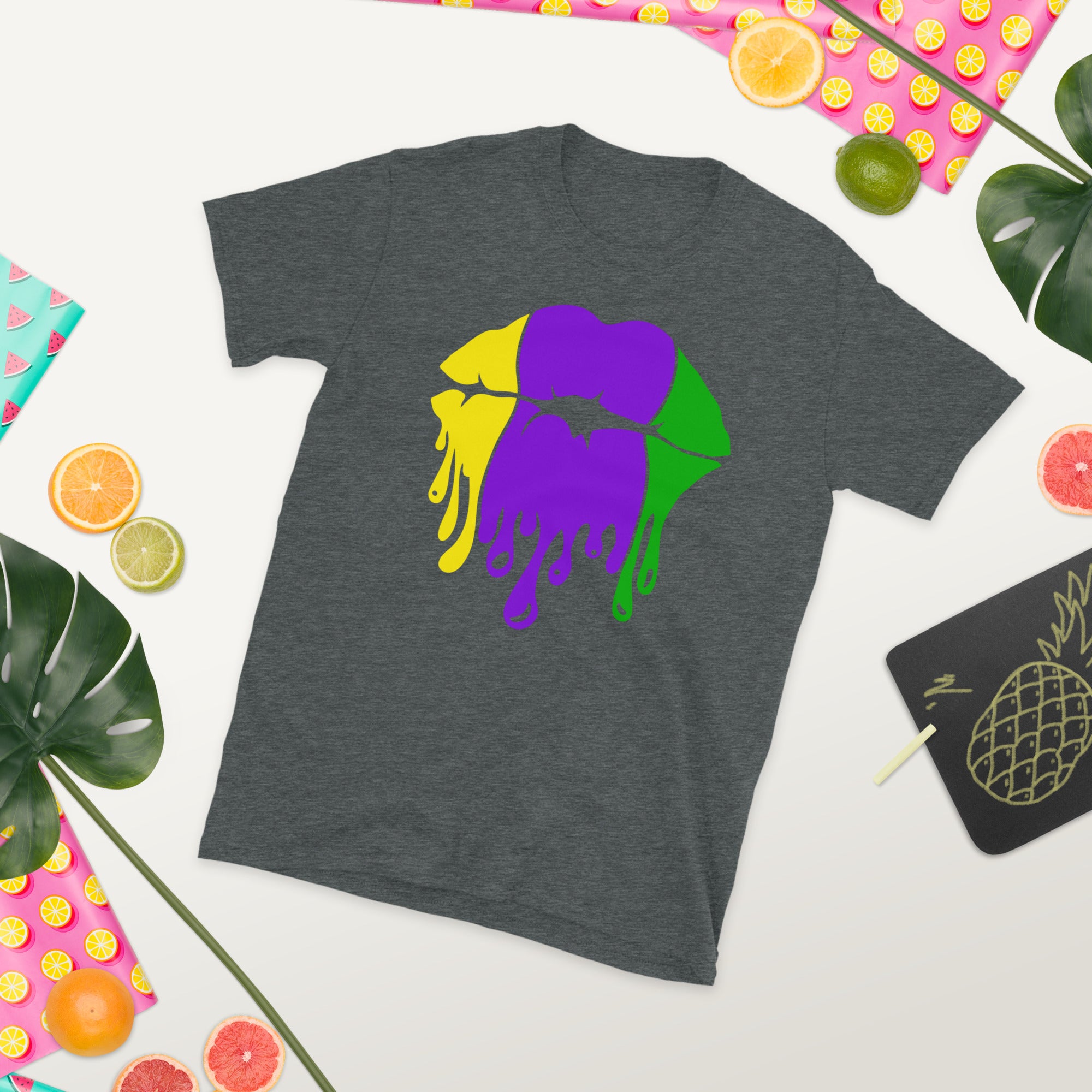 Mardi Gras Lips Shirt, Mardi Gras Shirt, Mardi Grass Lips Tee, Lips Shirt, Mardi Kiss TShirt, Mardi Gras Carnival Lover Gifts, Parade Tee - Madeinsea©