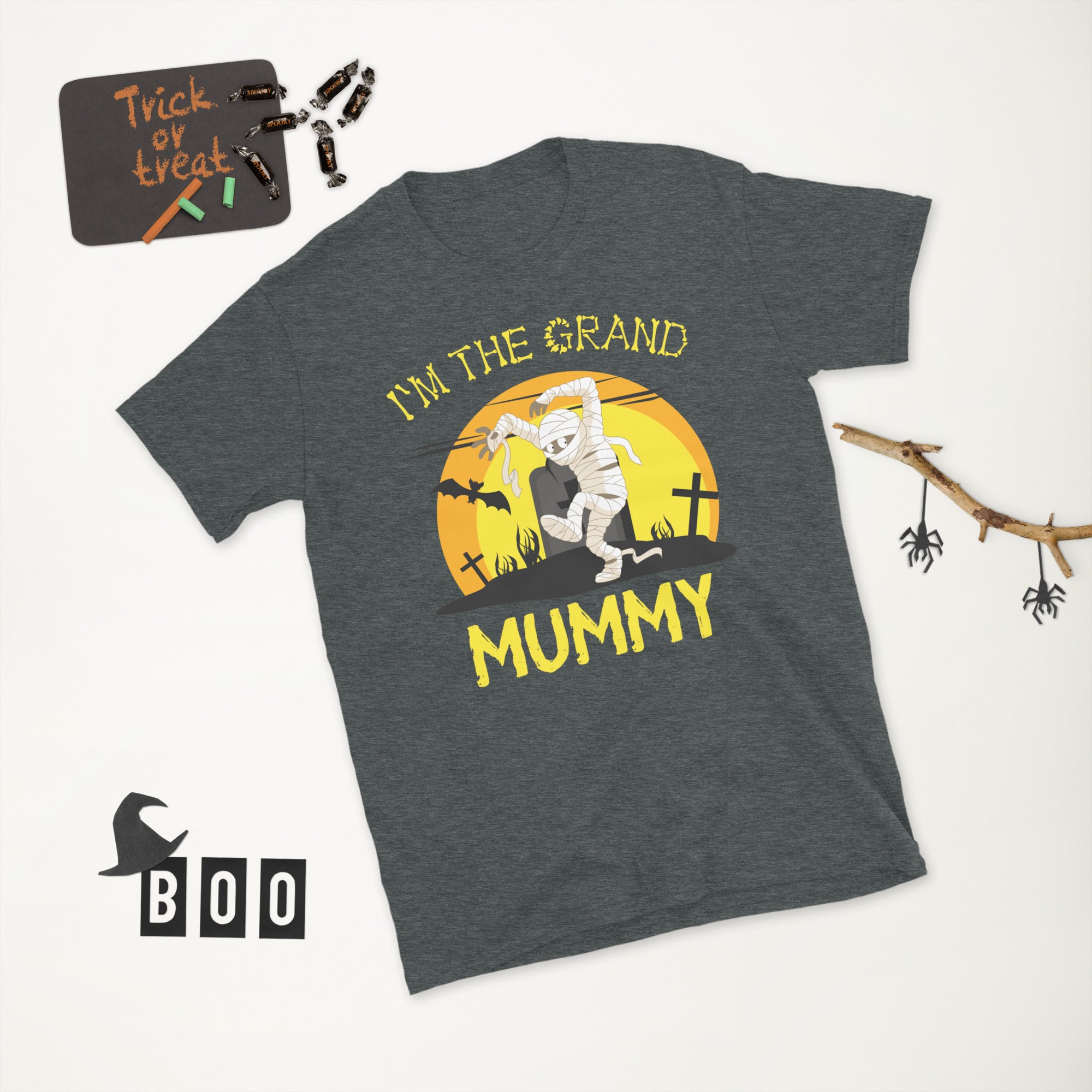 Grandma Halloween Shirt, Im The Grand Mummy, Nana Shirt, Funny Grandmother Halloween Gifts, Spooky Season Tshirt, Fall Gifts For Grandma - Madeinsea©