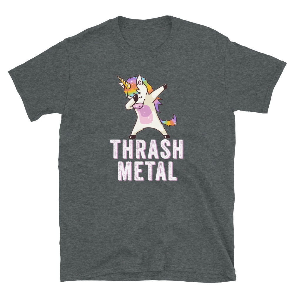 Funny Thrash Metal Shirt, Unicorn Metal Shirt, Dabbing Unicorn Shirt, Thrash Metal Gift, Sarcastic Thrash Metal Shirt - Madeinsea©