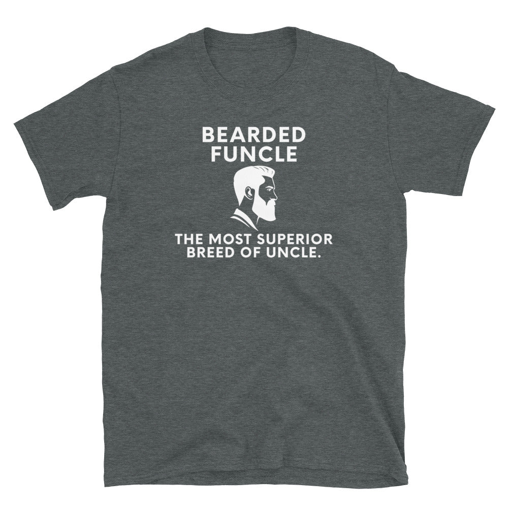 Bearded Funcle Tshirt | Funcle | Beard Lover | Fun Uncle | Uncle Gift | Bearded Uncle T-shirt | Funny Family Gifts - Madeinsea©