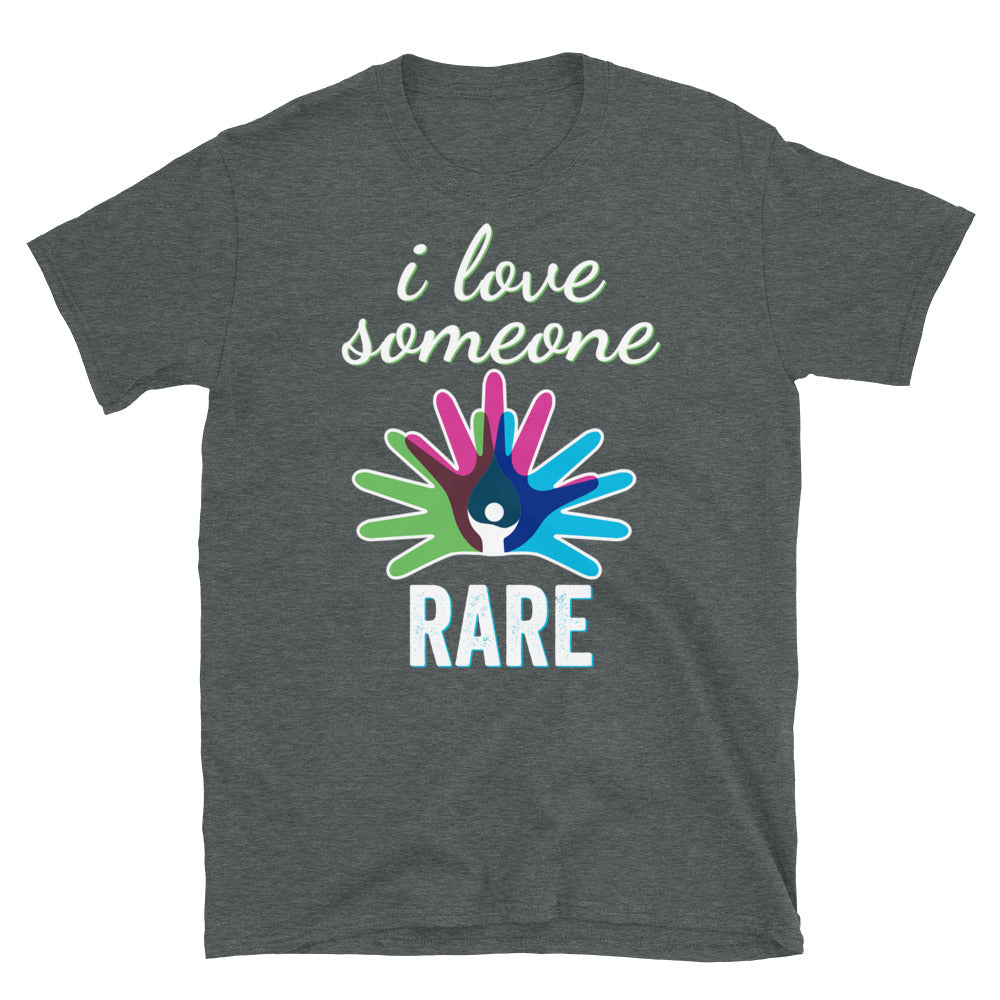 I love someone rare, I love someone rare Tshirt, Short-Sleeve Unisex T-Shirt for Rare disease awareness - Madeinsea©