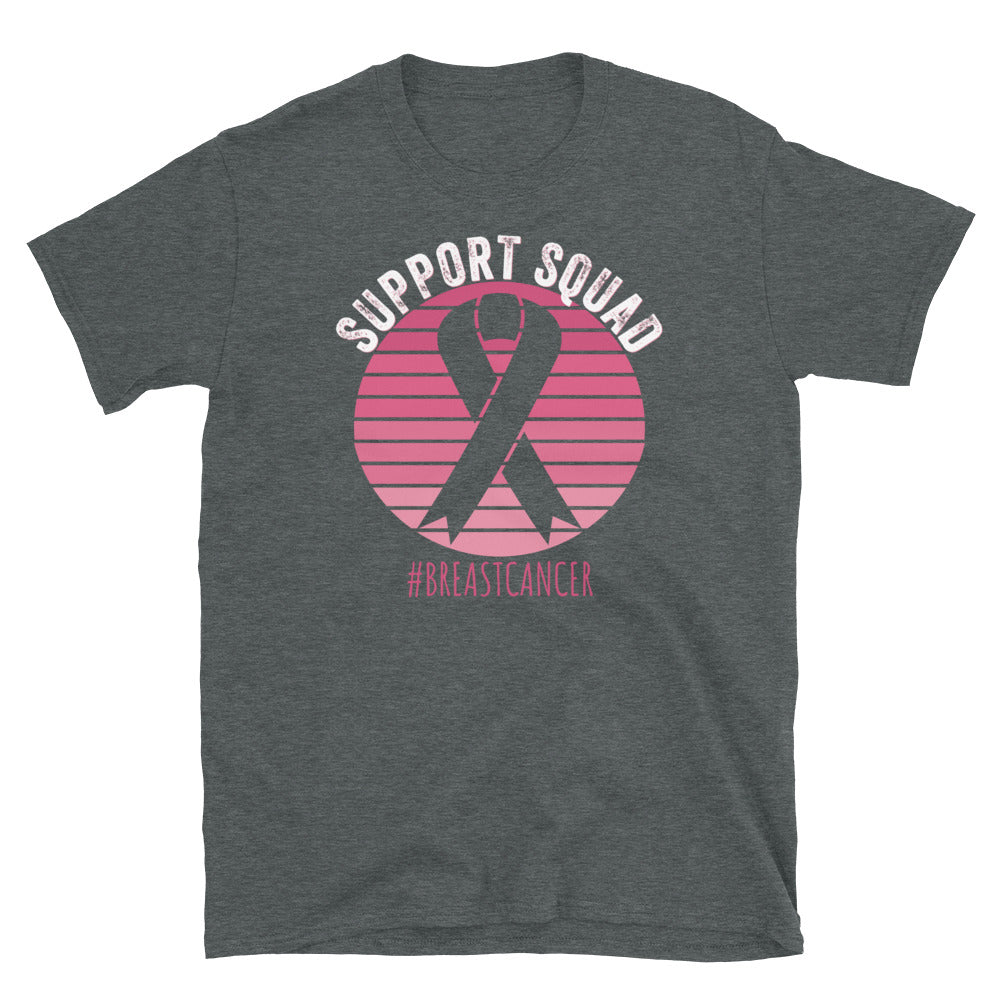 Breast Cancer Warrior Support Squad Shirt, Breast Cancer Awareness Shirt, Breast Cancer Awareness In October, Cancer Team Shirt, beat cancer - Madeinsea©