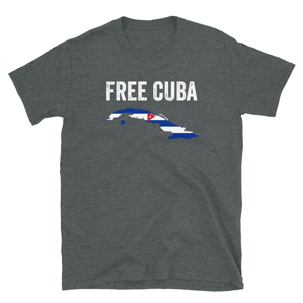 Free Cuba, #FreeCuba T-shirt, I Stand with Cuba Tee, Cuba Cuban Fight for Freedom, Anti Dictatorship, Viva Cuba Libre, Cuba Flag Shirt - Madeinsea©