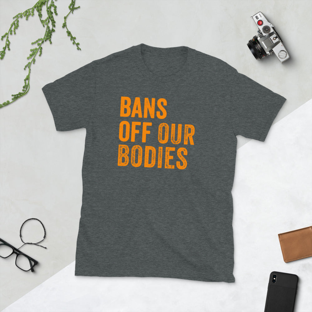 T-Shirt „Bans Off Our Bodies“, Abtreibungsrecht, texanisches Abtreibungsgesetz, reproduktive Rechte, gegen Abtreibungsverbot, Frauenrechte