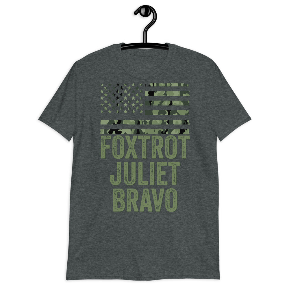 FJB Shirt, #FJB, Fjb Pro America Shirt, Foxtrot Juliet Bravo, Military Alphabet Code Camo Pro America T Shirt FJB, Anti Biden, Political Tee - Madeinsea©