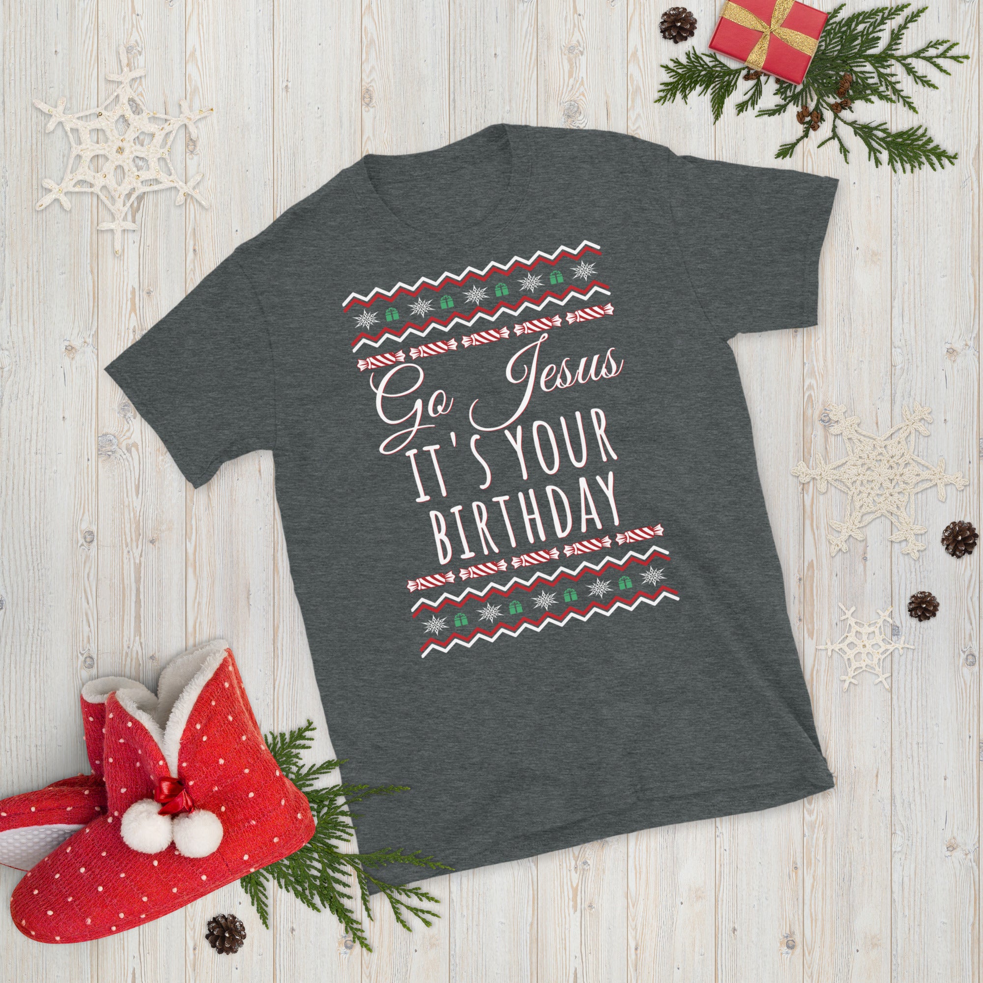 Go Jesus It&#39;s Your Birthday Christmas Shirt, Go Jesus Shirt, Jesus Birthday Shirt, Holiday Shirt, Ugly Christmas Sweater Shirt, Funny Xmas - Madeinsea©