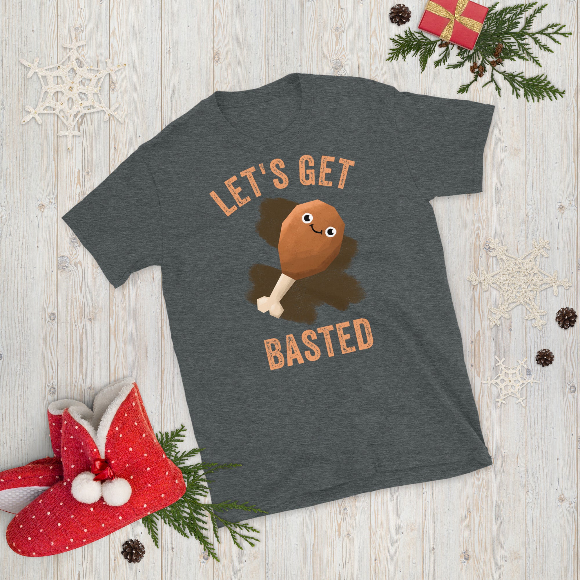 Let&#39;s Get Basted Thanksgiving Shirts, Family Thanksgiving Shirt, Thanksgiving Gift Shirts, Funny Thanksgiving Shirts, Matching Shirt - Madeinsea©