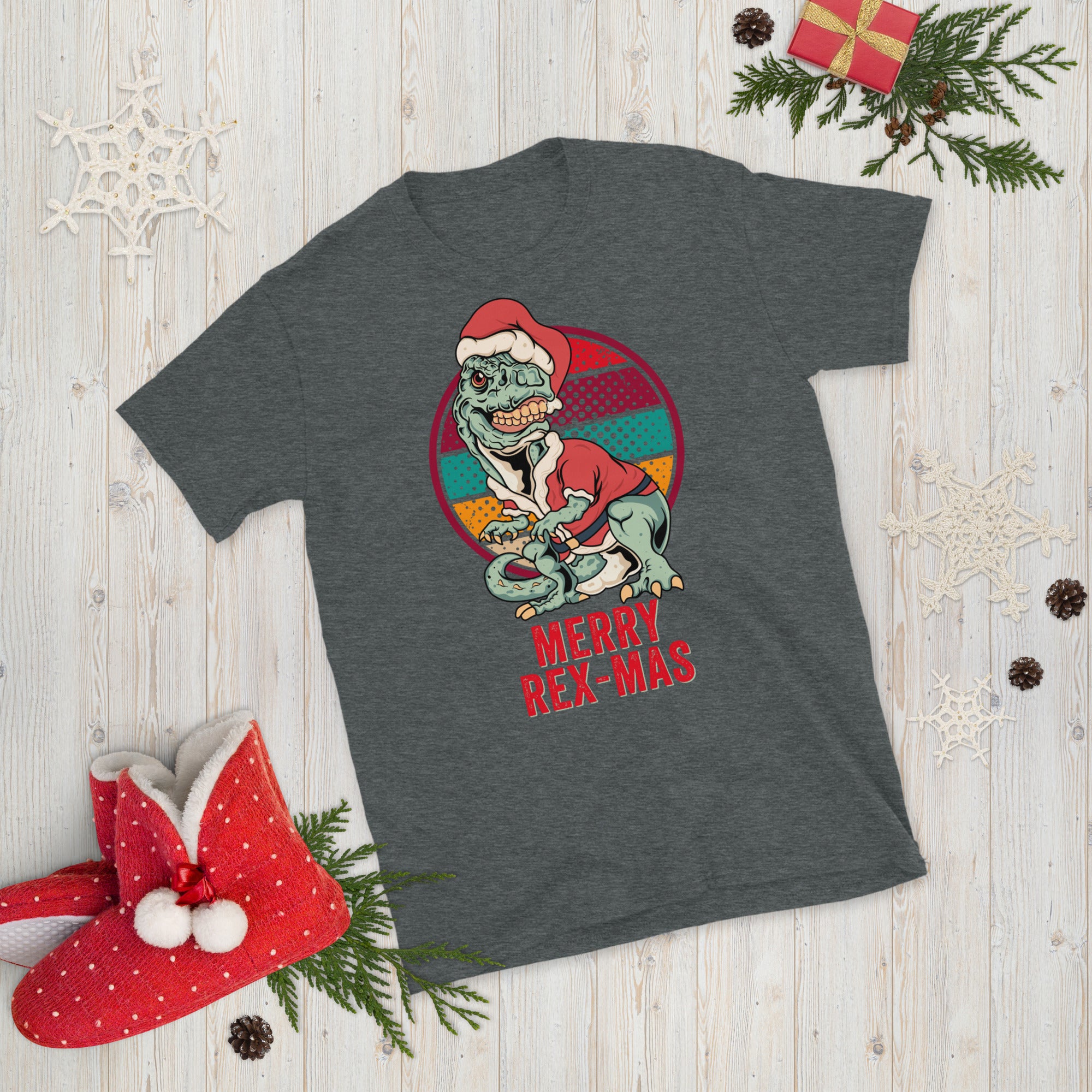 Merry Rexmas Shirt, T Rex Christmas Shirt, Dinosaur Christmas Shirt, Santasaurus shirt, Christmasaurus Rex, Xmas Dino Shirt, Santa Dino Tee - Madeinsea©