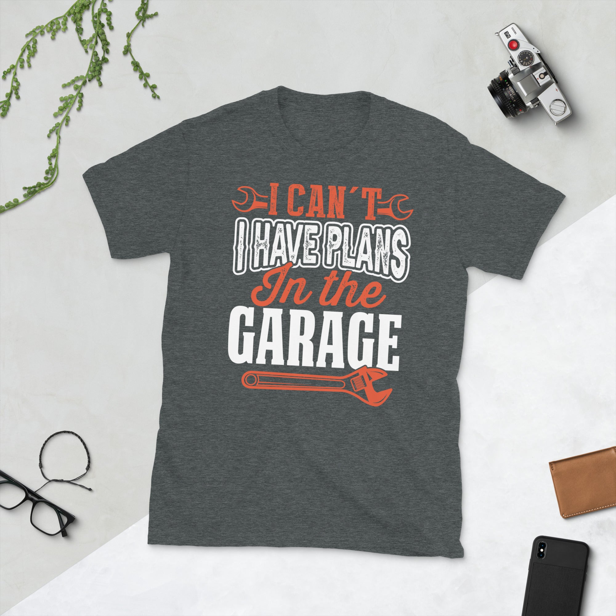 I Cant I Have Plans In The Garage, Car Mechanic Shirt, Funny Mechanic Gift, Auto Car Engineer T Shirt, Mechanic T Shirt, Gift for Mechanic