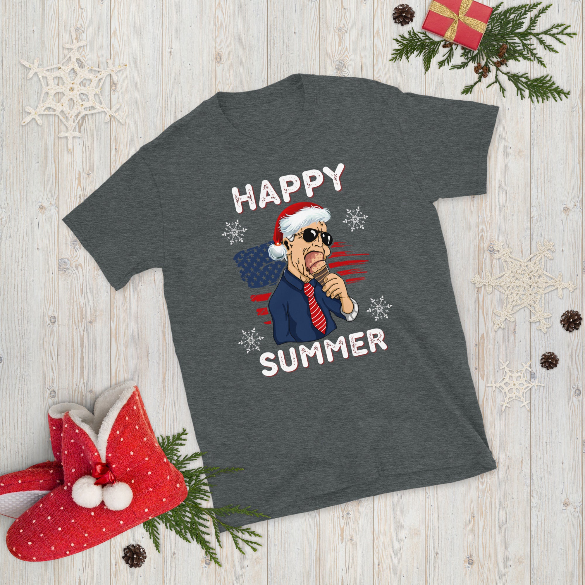 Biden Christmas Shirt, Confused Biden Xmas T Shirt, Christmas FJB Ugly Sweater, Funny Anti Biden Christmas Shirt, Republican Gifts for Xmas - Madeinsea©