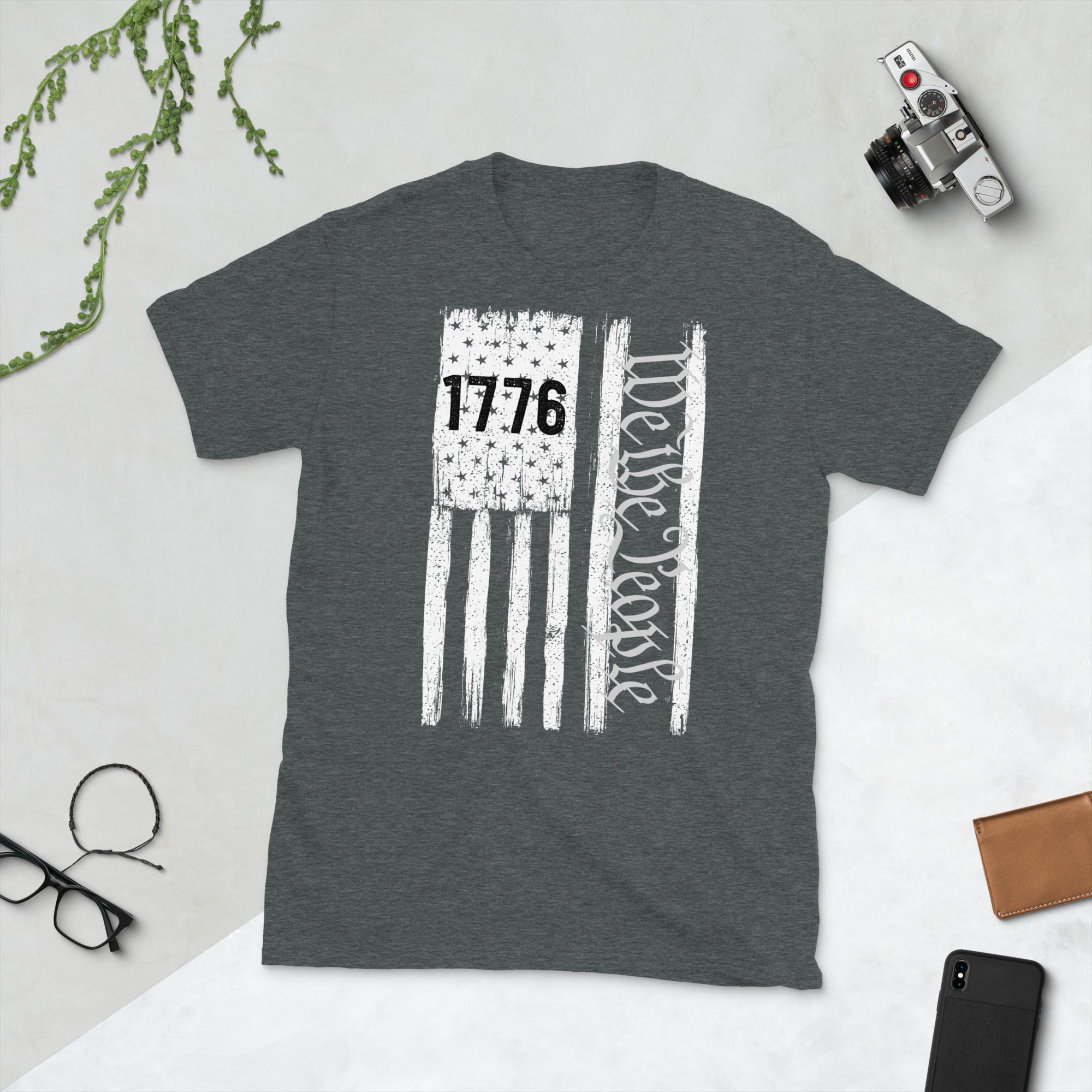 We the people 1776 Shirt, Patriotic T Shirt, Vintage USA American Flag 1776, Independence Day, American Patriot Gifts, US Flag Tee - Madeinsea©