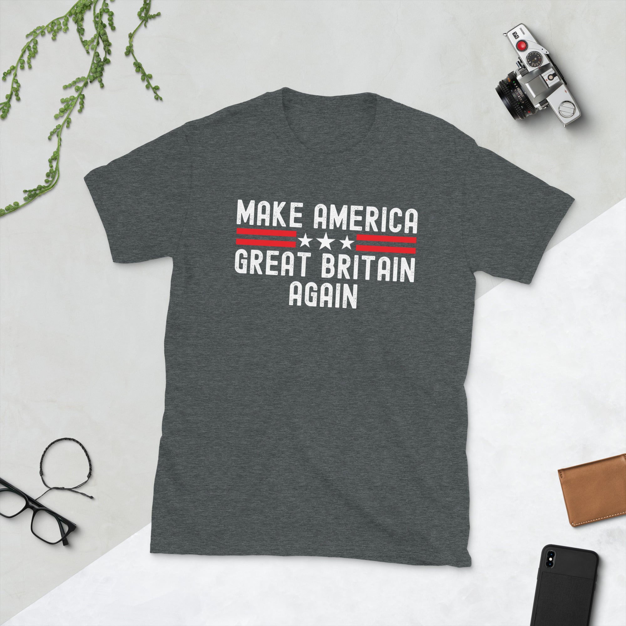 Make America Great Britain Again, Make America Great Shirt, MAGA T Shirt, United States, United Kingdom, USA American Flag Shirt - Madeinsea©