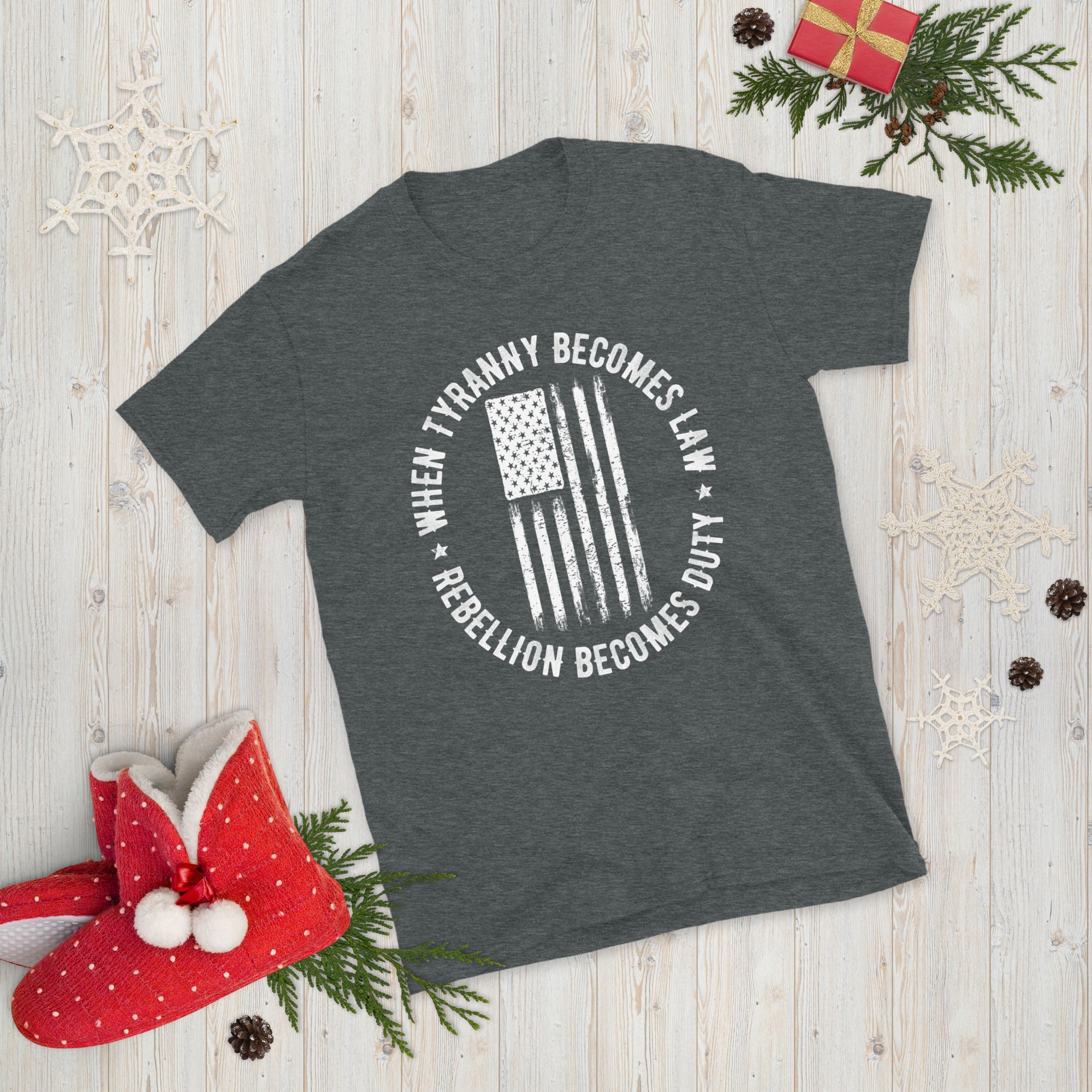 Tyranny Shirt, When Tyranny Becomes Law, Rebellion Becomes Duty, 1776 Shirt, Freedom Shirt, Thomas Jefferson Quote, Patriotic Gifts, Patriot - Madeinsea©