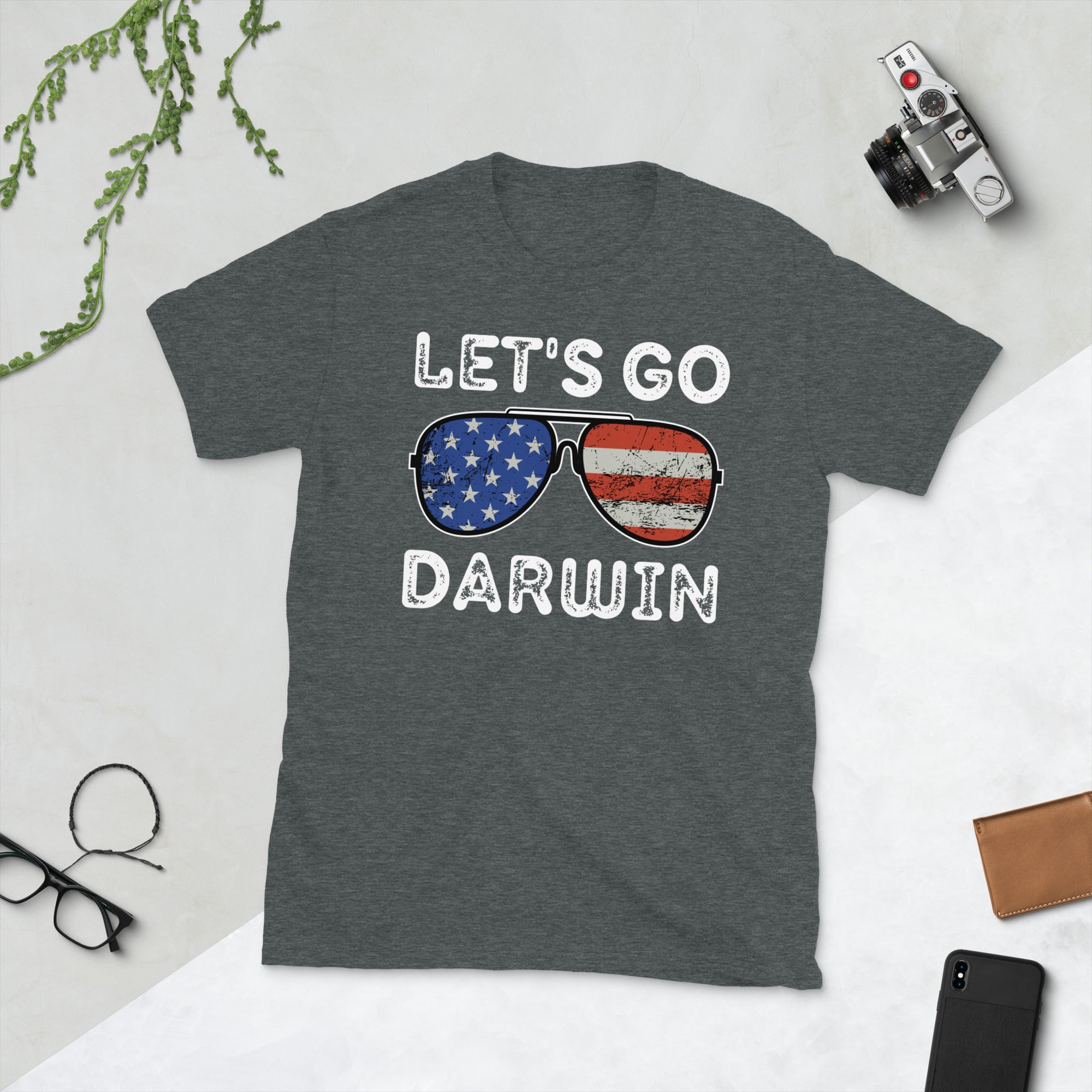 Lets Go Darwin Shirt, Let&#39;s Go Darwin TShirt, Fully Vaccinated T-Shirt, Pro Vaccine, Pro Biden, Funny Vaccinated Shirt, Funny Democrat Gifts - Madeinsea©