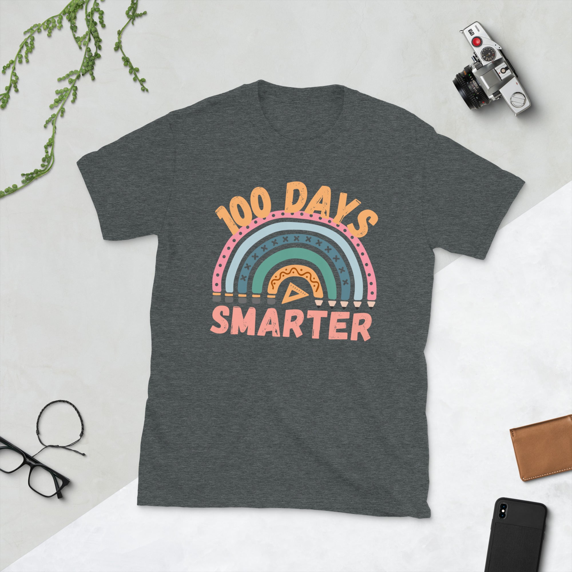 100 Days Smarter Teacher Shirt, 100 Days of School Shirt Teacher, Math Teacher TShirt, Algebra Teacher Gifts, 100 Days of School Gift