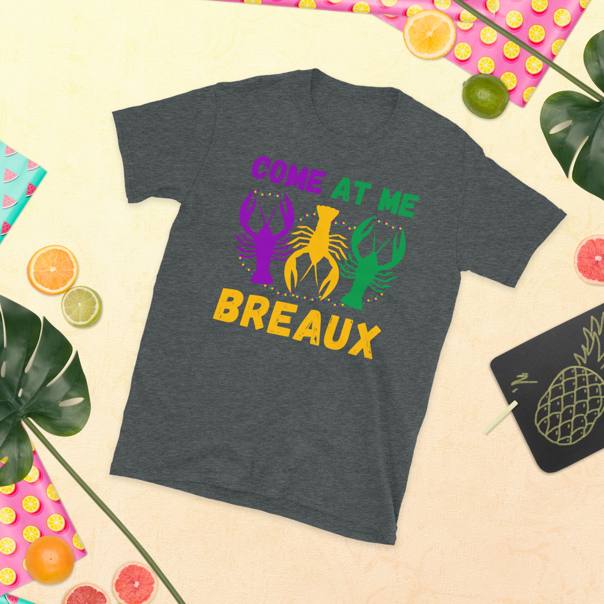 Come At Me Breaux, Mardi Gras Shirt, Funny Crawfish TShirt, New Orleans Tee, Fat Tuesday Gifts, Mardi Grass Tshirt, Parade Carnival Shirt - Madeinsea©