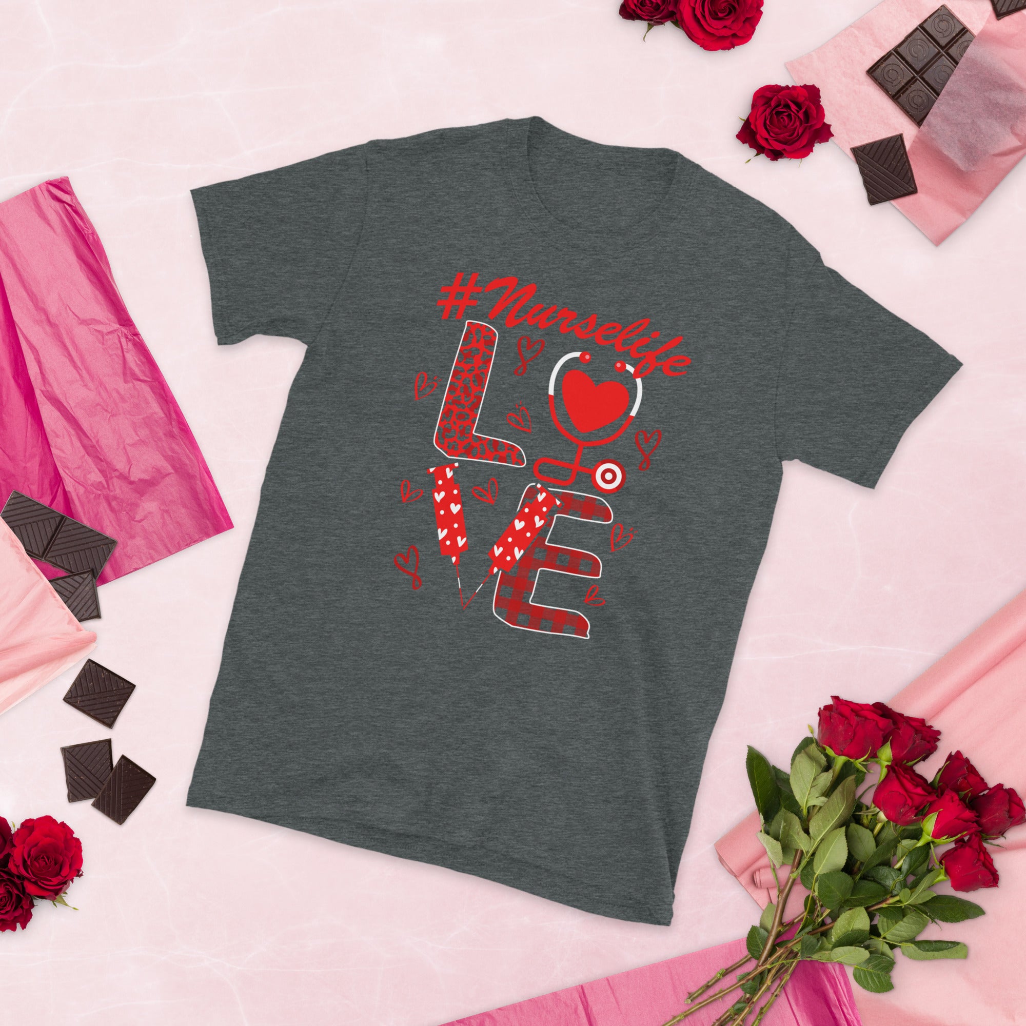 T-shirt de Saint-Valentin pour infirmière, Saint-Valentin pour infirmière, cadeaux pour infirmière, t-shirt de Saint-Valentin, étudiant en soins infirmiers, infirmière préférée de Cupidon, cadeaux pour infirmière autorisée