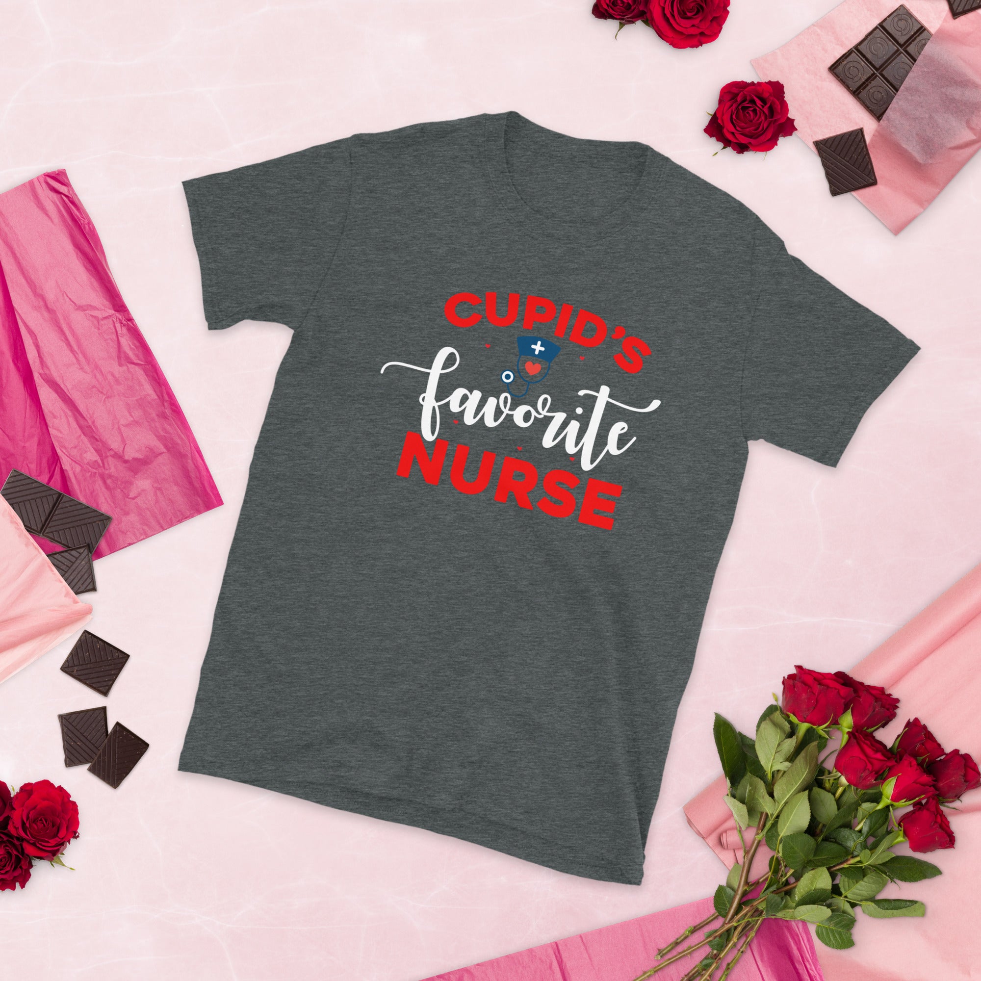 Nurse Valentine Shirt, Valentine&#39;s Day Shirt, Cupid&#39;s Favorite Nurse, Nursing Student, RN Gifts, Nurse TShirts, Nurse Valentine&#39;s Day Tee - Madeinsea©