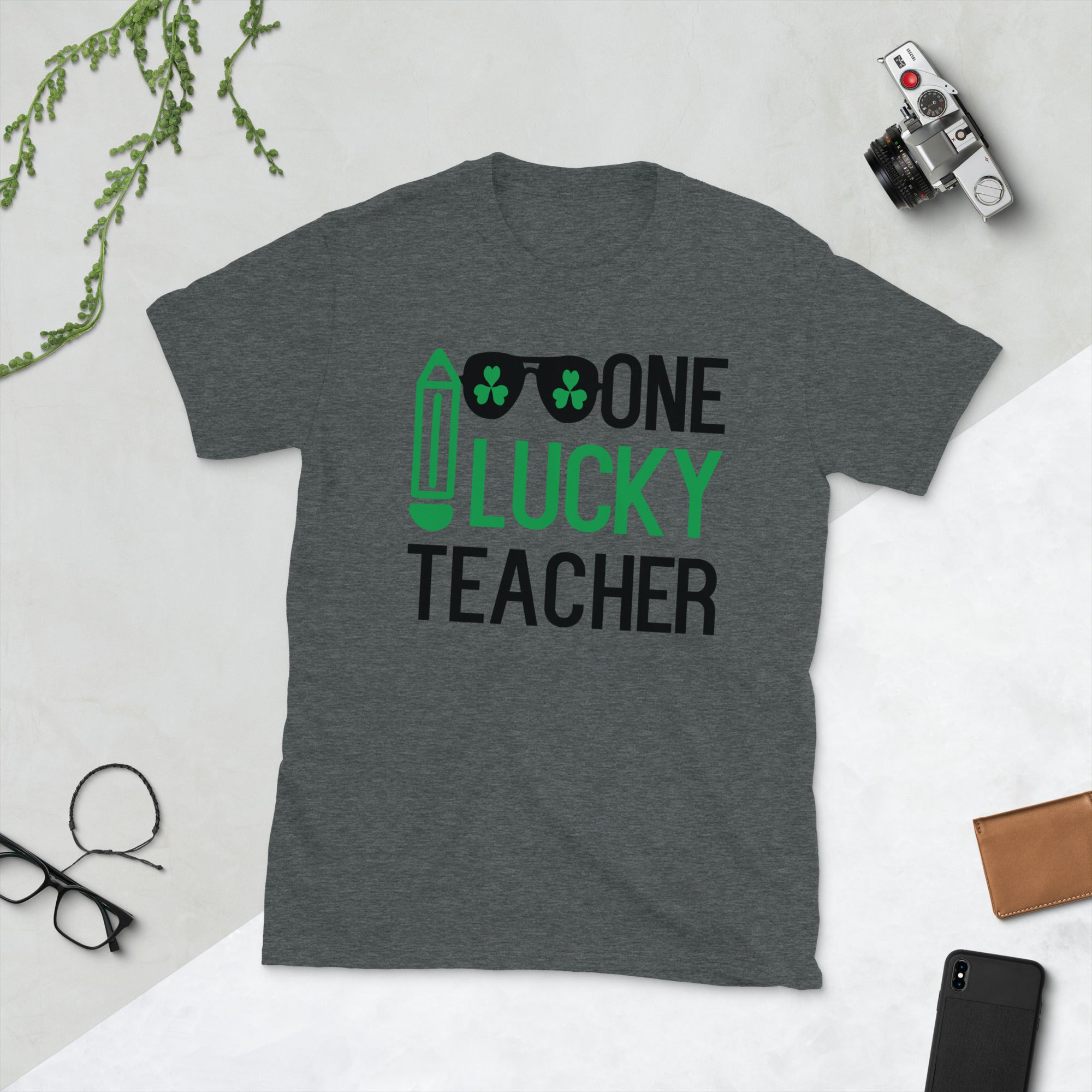 One Lucky Teacher Shirt, St Patricks Day Teacher Shirt,Lucky Shirt, St Patrick&#39;s Day TShirt, Shamrock T-Shirt, St. Patty&#39;s Gifts,Teacher Tee - Madeinsea©