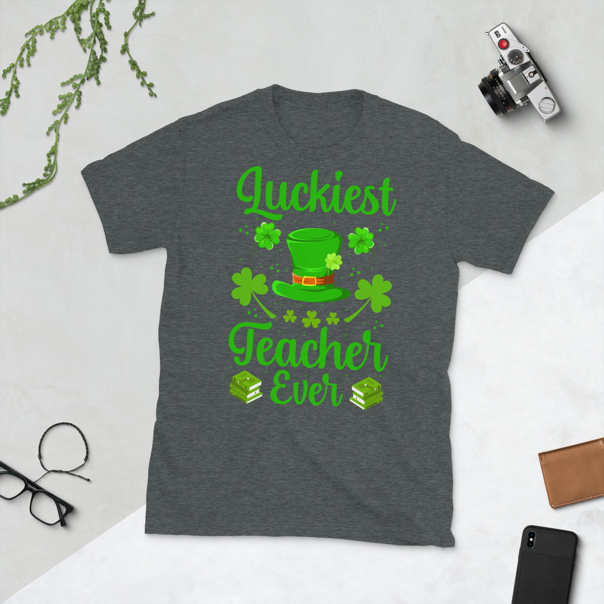 Luckiest Teacher Ever Shirt, St Patricks Day Teacher Shirt, Irish Teacher Gift, St Pattys Day Tshirt, Funny Teacher Shirt, Lucky Teacher Tee - Madeinsea©