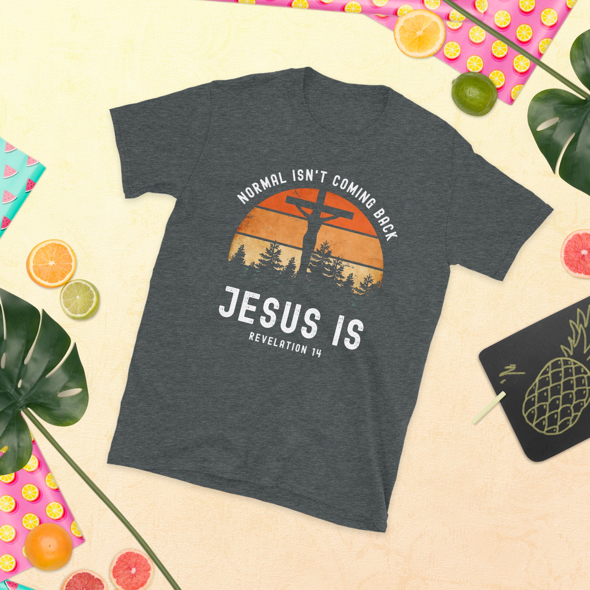 „Normal Isn't Coming Back“ – Jesus ist Shirt, Offenbarung 14 Shirt, inspirierendes Shirt, Glaube T-Shirt, religiöses T-Shirt, Bibelvers Shirt, Jesus