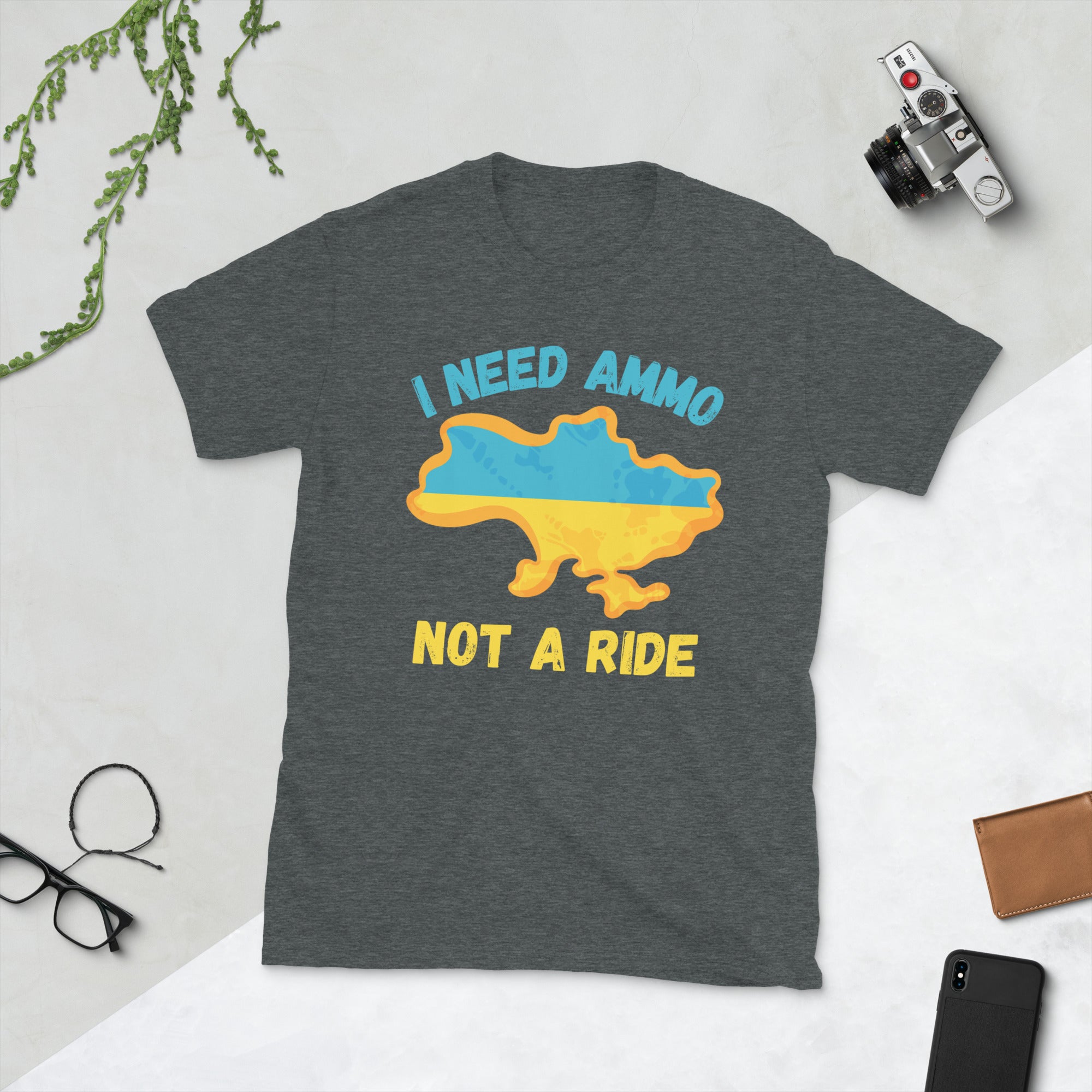 I Need Ammo Not A Ride Shirt, President Zelensky Shirt, Support Ukraine Shirt, Stand with Ukraine Tee, Puck Futin Shirt, Ukraine Flag Shirt