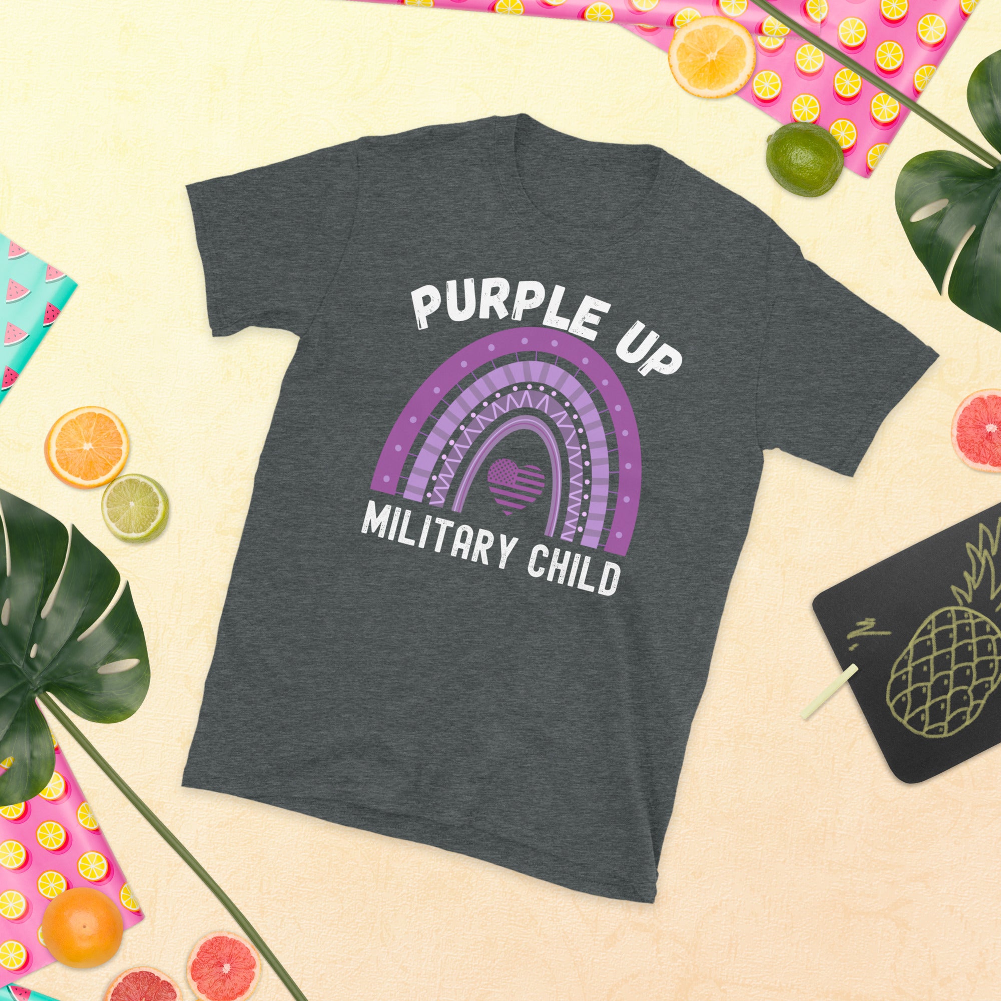 Purple Up Military Kids Shirt, Military Children Month, Rainbow Purple Up Tshirt, Military Child Shirt, Month Of Military Child Awareness - Madeinsea©