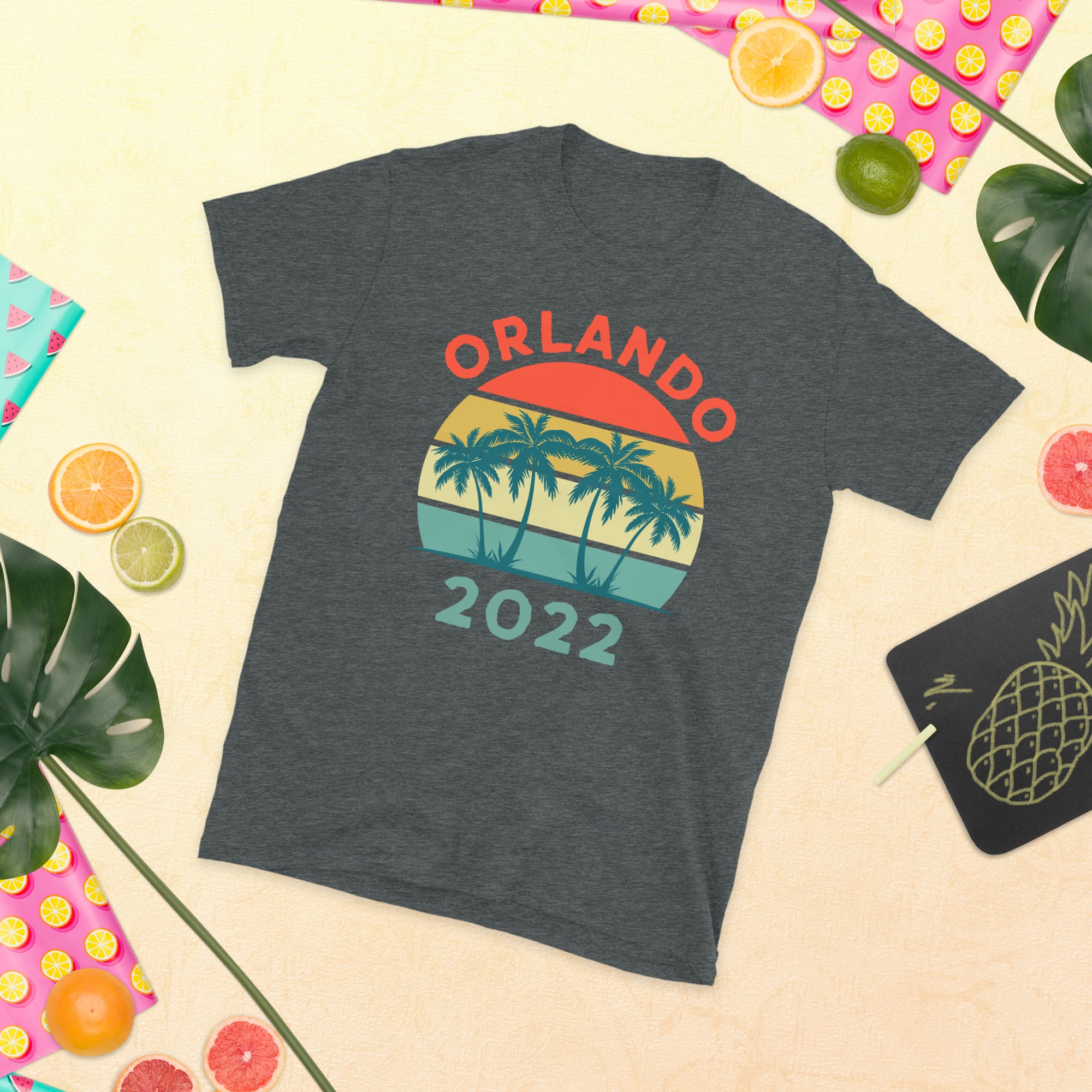 Camisa de vacaciones de verano de Orlando Florida 2022, camisa de vacaciones familiares de Orlando, regalo de Orlando Florida, camisa de viaje a juego, camiseta de viaje de verano de Orlando