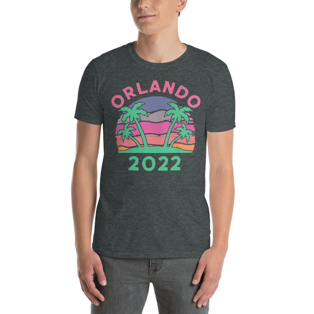 Camisa de viaje de verano de Orlando, camiseta de vacaciones de Orlando Florida 2022, camisas de viaje a juego, vacaciones familiares, viaje en coche, vacaciones de verano en Orlando