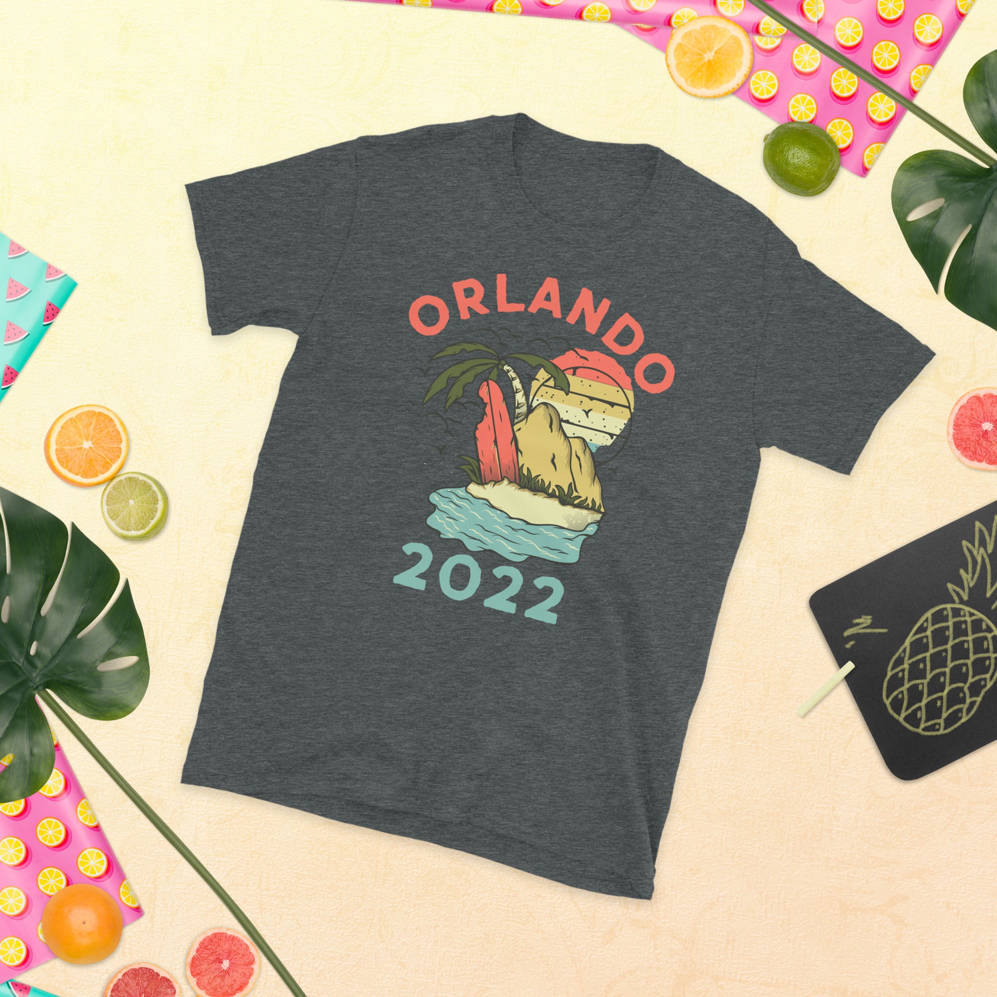 Orlando Sommerurlaub Florida 2022 Shirt, Orlando Familienurlaub Shirt, Orlando Florida Geschenk, passendes Reiseshirt, Orlando Sommerreise T-Shirt