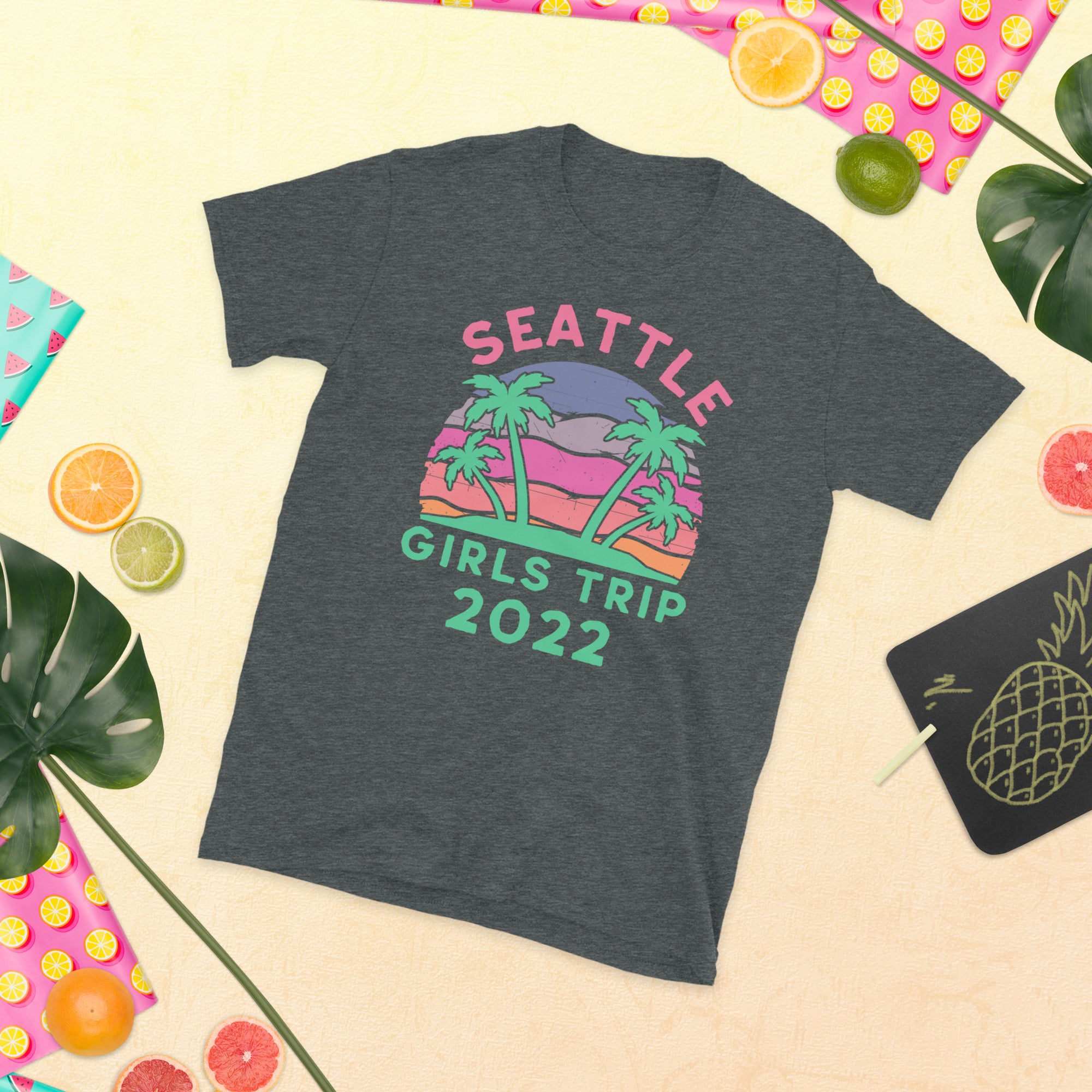 Seattle Girls Trip 2022 Shirt, Vintage Seattle T-Shirt, Seattle Washington, Seattle Summer Vacation, Matching Trip Shirts, Travel Gift Shirt