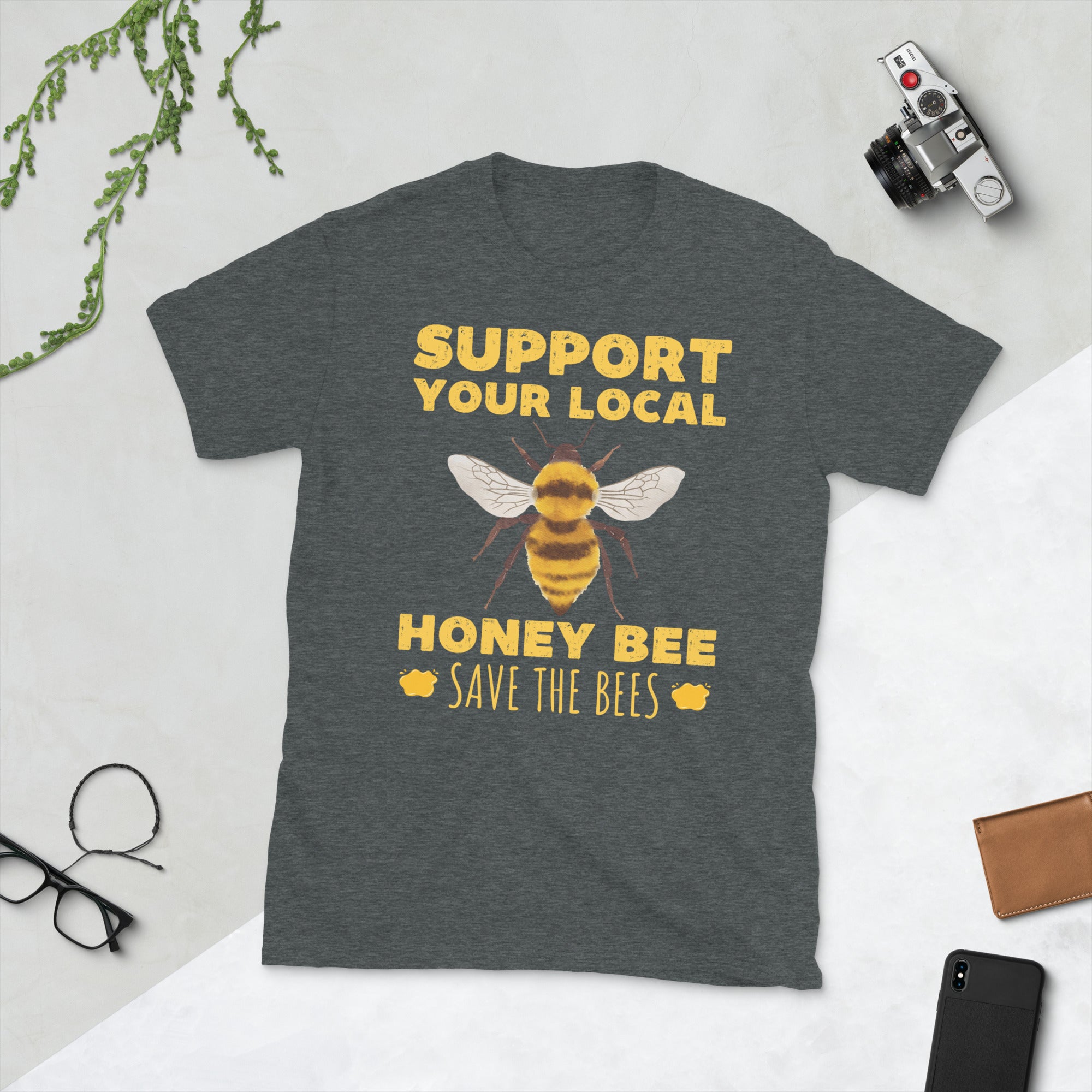 Save the Bees TShirt, Support Your Local Honey Bee, Beekeeping Tee, Funny Beekeeper Shirt Gift, Apiarist Tshirt, Gardener T Shirt, Bee Lover