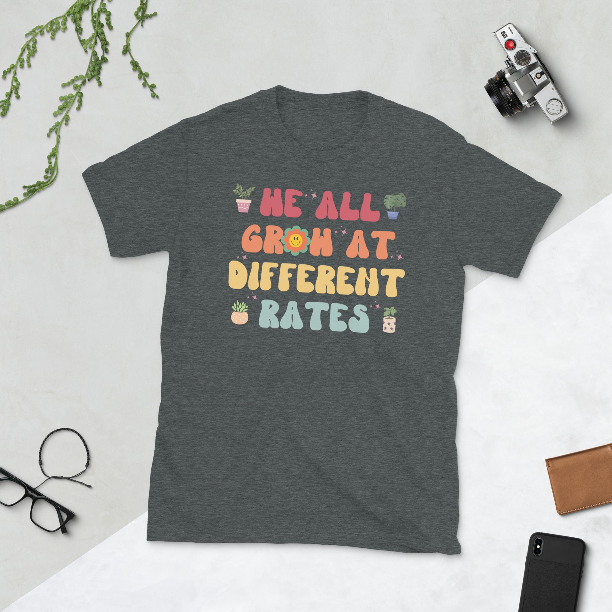 We All Grow At Different Rates Sped Teacher Shirt, Special Education Teacher Tshirt, Gift For Kindergarten Elementary Teacher, SPED Teacher - Madeinsea©