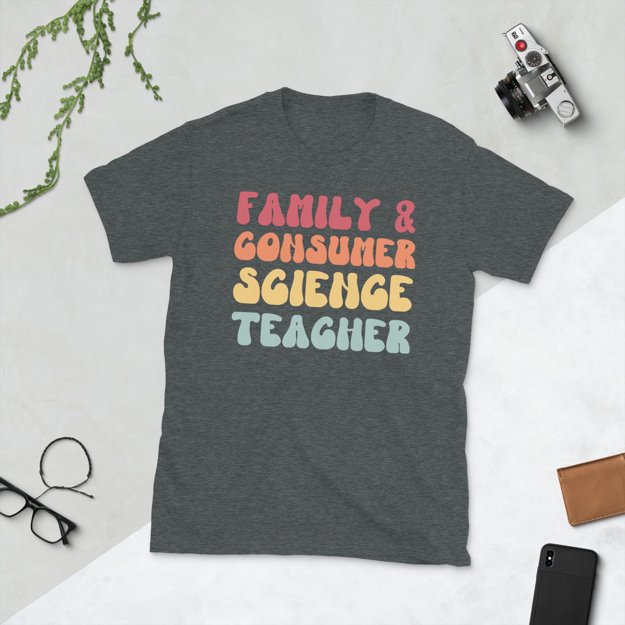 FCS Teacher Shirt, Family and Consumer Science Teacher Gifts, Teacher Love TShirt, Retro Teacher T-Shirt, Groovy FCS Teacher Tee - Madeinsea©