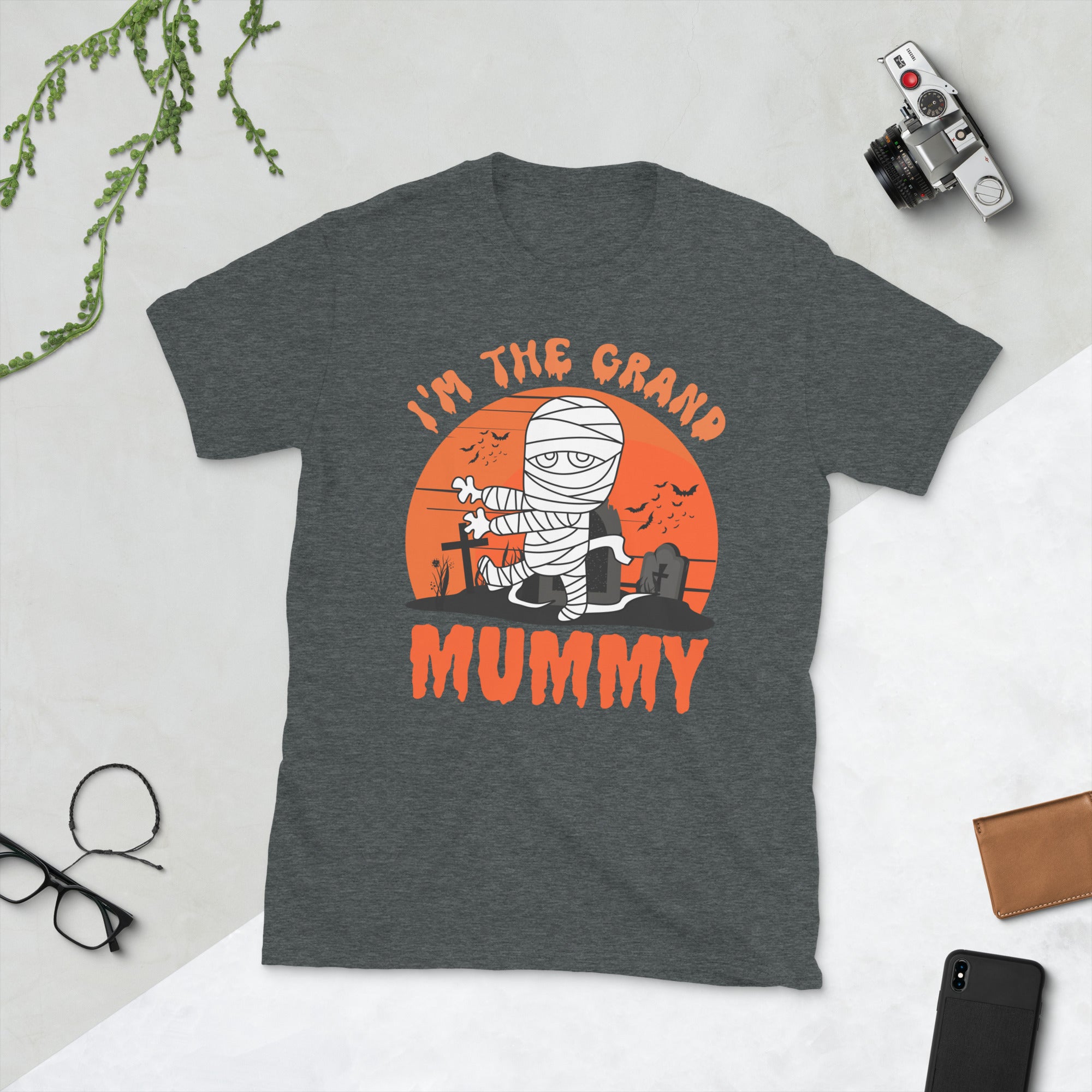 Grandma Halloween Shirt, Im The Grand Mummy, Nana Shirt, Funny Grandmother Halloween Gifts, Spooky Season Tshirt, Fall Gifts For Grandma - Madeinsea©