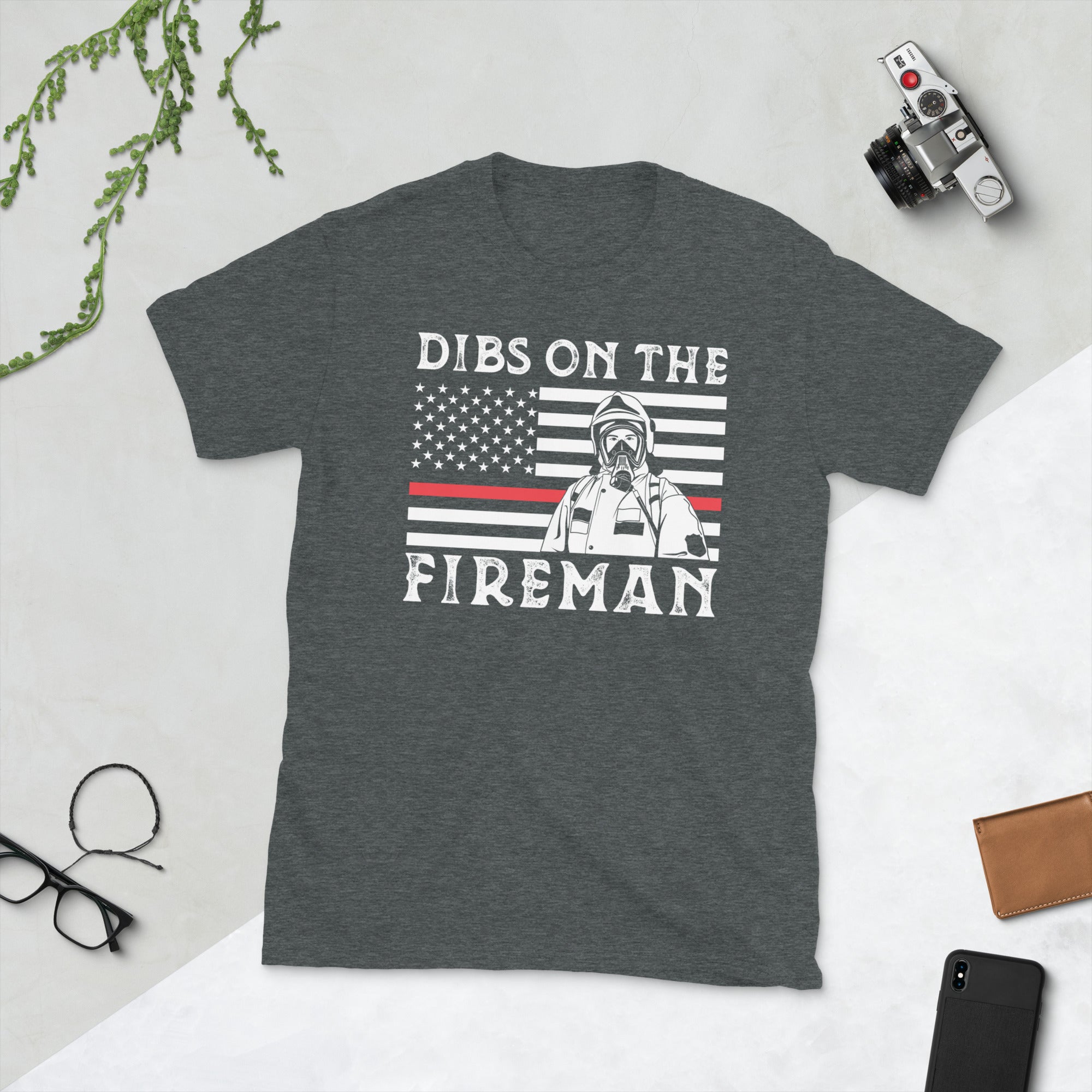 Fireman Wife Shirt, Dibs on the Fireman, Firefighter Wife Girlfriend Tshirt, Fire Wife T Shirt, Wife of Fireman Gifts, Firefighter Tee - Madeinsea©