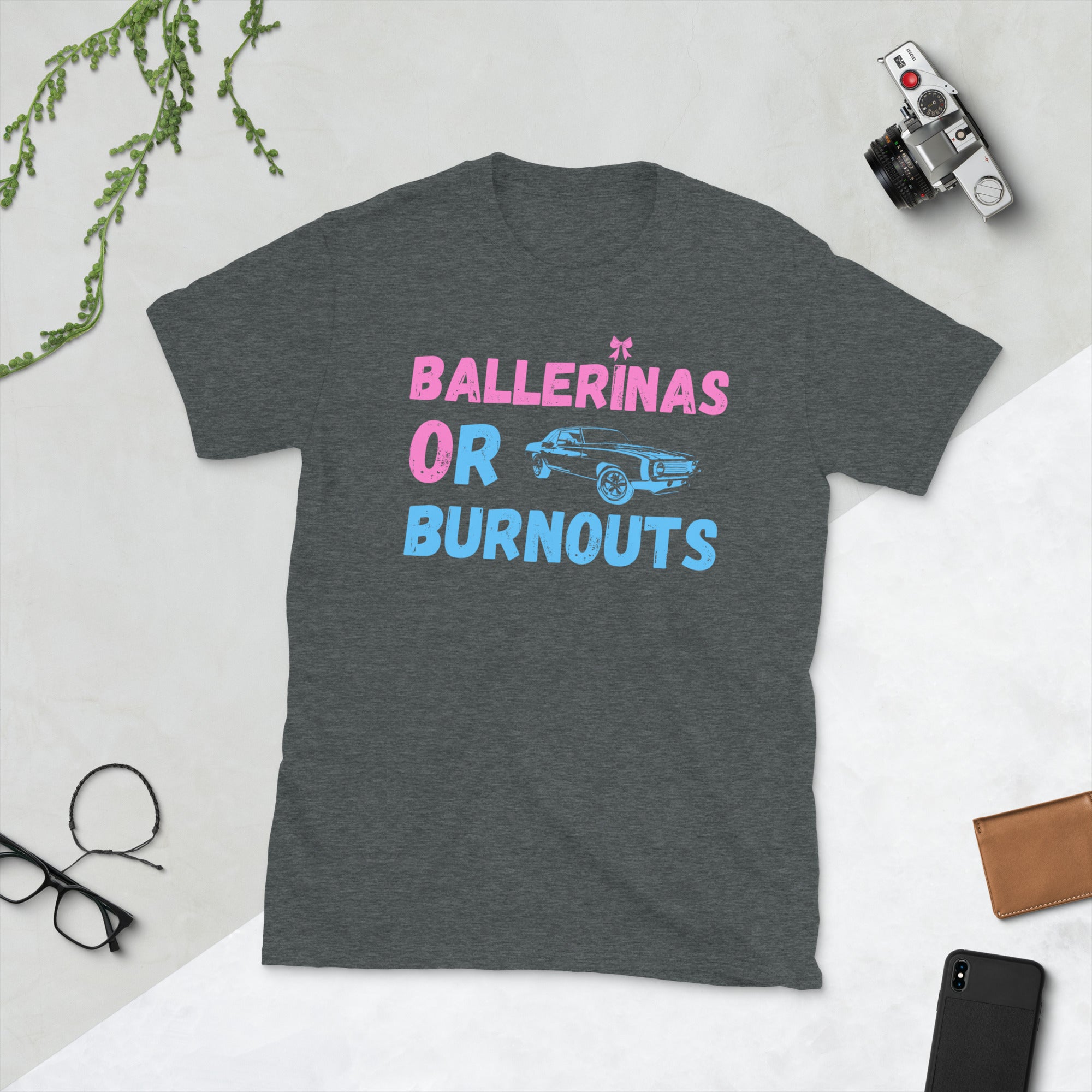 Ballerinas Or Burnouts Shirt, Gender Reveal TShirt, Pregnancy Announcement, New Parent Gifts, Gender Reveal Party Tshirt, Baby Shower Tee - Madeinsea©