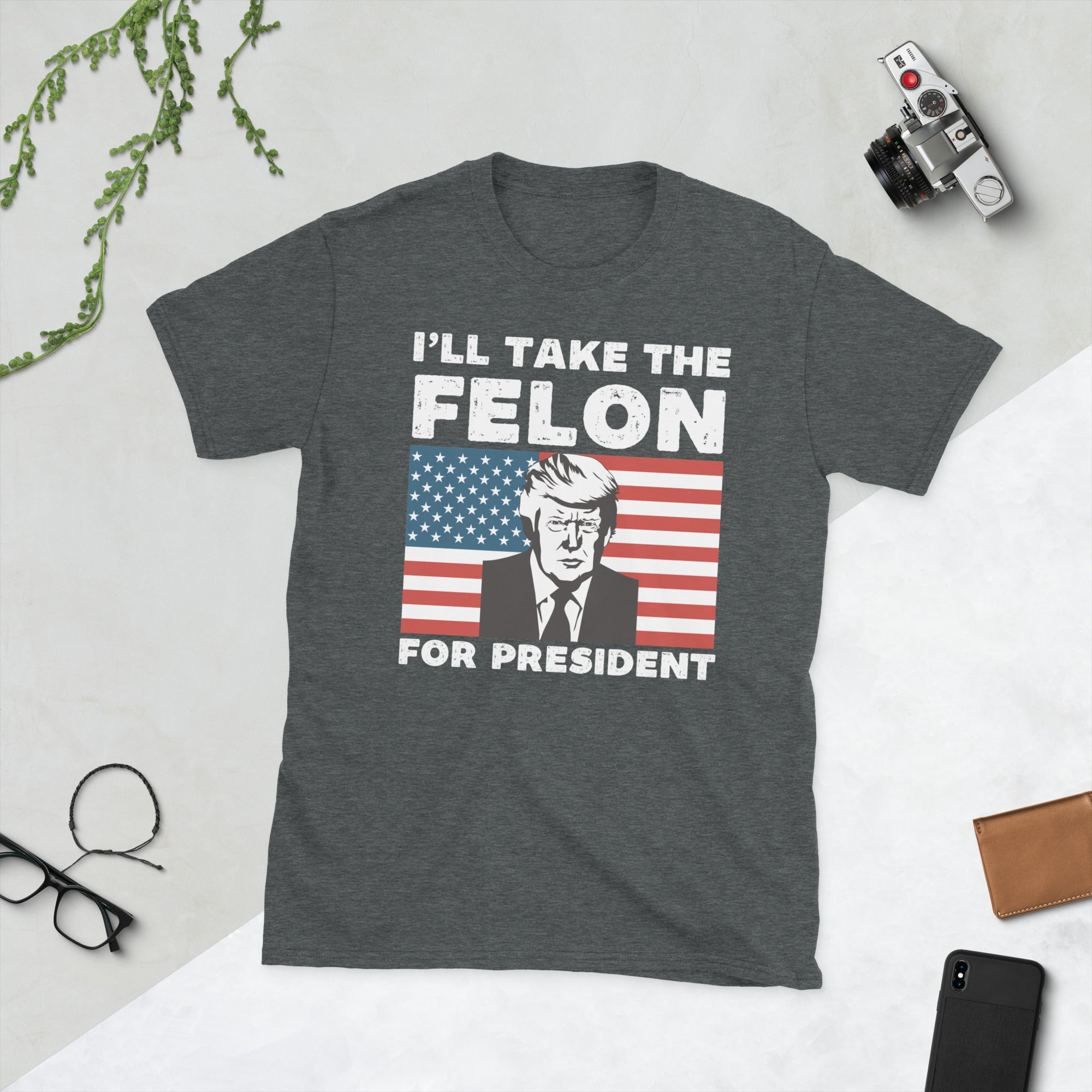 Vote Felon 2024, Camisa Trump 2024, Regalos republicanos, Camisa electoral, Camiseta política, Delincuente para presidente, Camisa conservadora