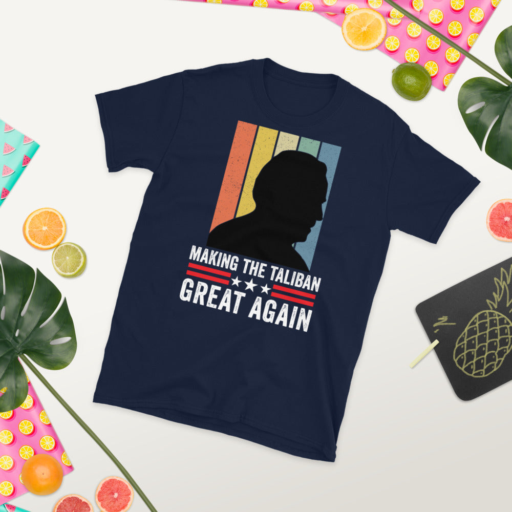 Making Taliban Great Again Shirt, Funny Biden Harris Shirt, Anti Biden Shirt, Republican American Flag Shirt - Madeinsea©