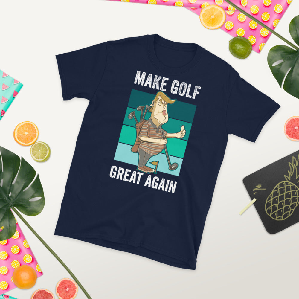 Make Golf Great Again Shirt, Make golfing great, Donald Trump golfing, Funny trump shirt, Golfing Trump, MAGA funny t shirt - Madeinsea©