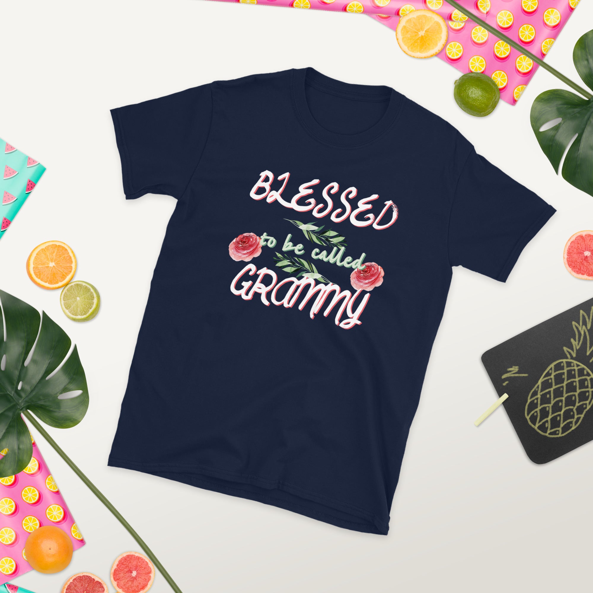 Blessed To Be Called Grammy T-shirt, Grammy Shirt, Blessed Grammy Tee, Gift For Grammy, Grammy Christmas Gift, Grandma Floral Shirt - Madeinsea©