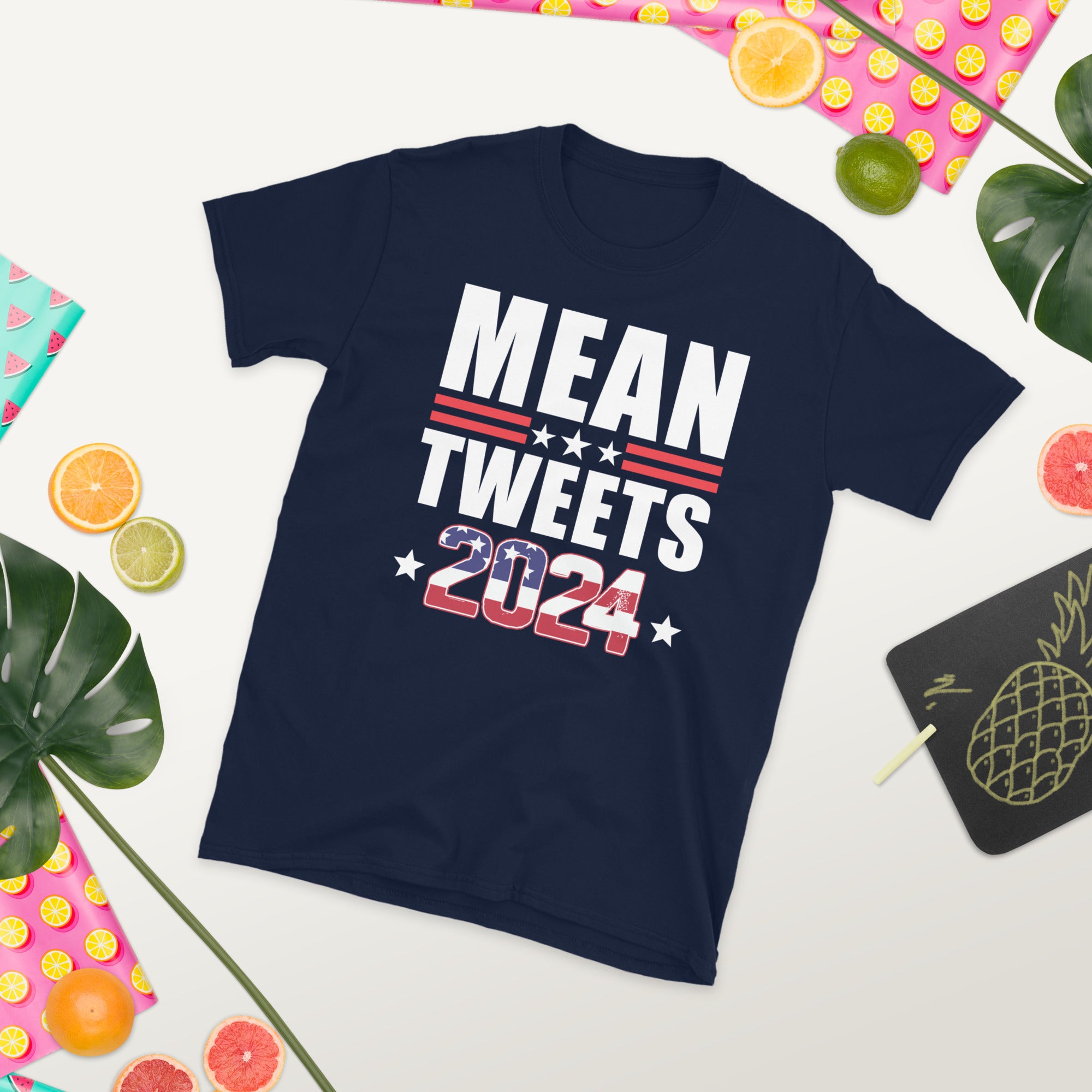 Mean Tweets 2024 Shirt, Donald Trump 2024 Shirt, Republican Gifts, Trump Fan Shirt, Anti Biden T Shirt, USA American Patriot Tee - Madeinsea©