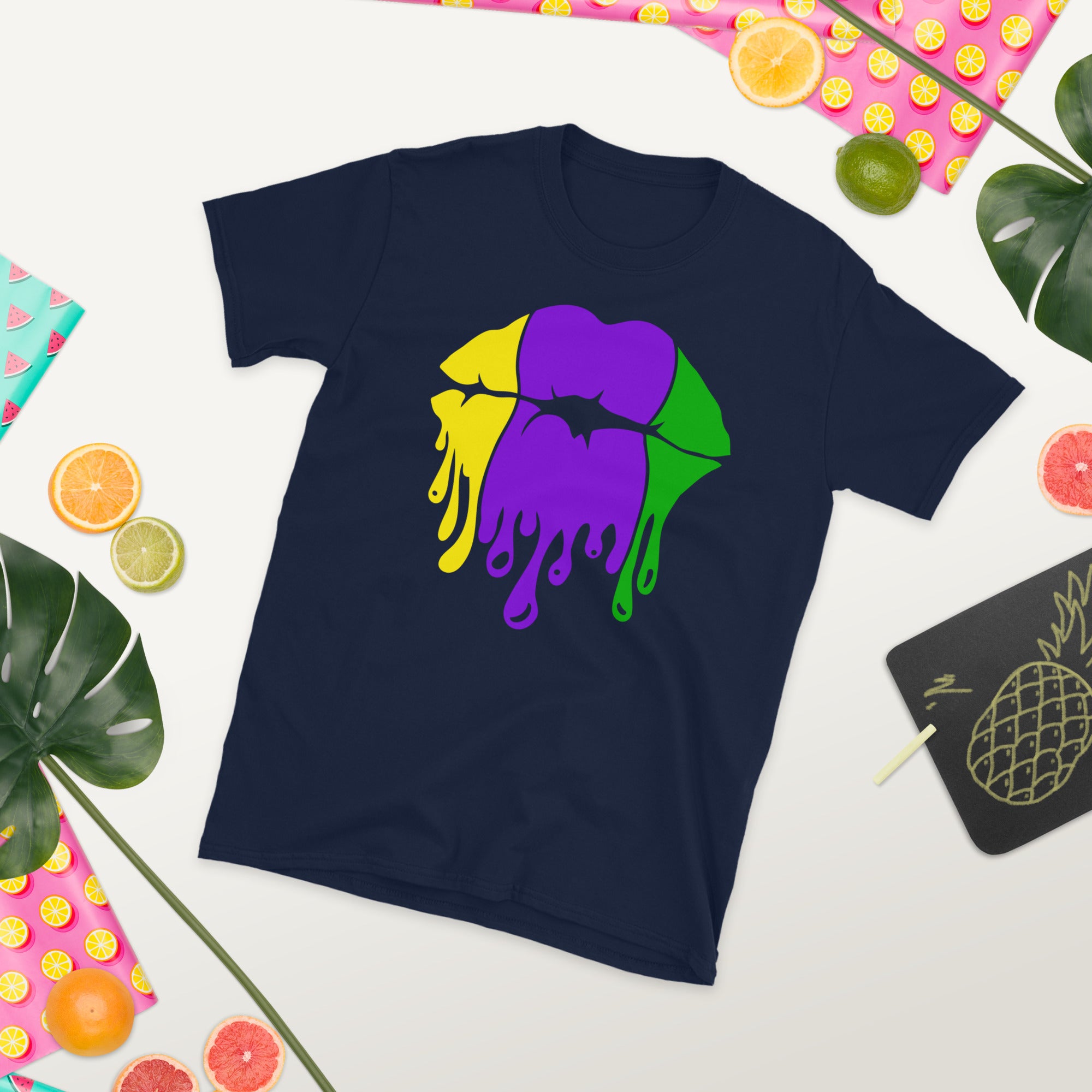 Mardi Gras Lips Shirt, Mardi Gras Shirt, Mardi Grass Lips Tee, Lips Shirt, Mardi Kiss TShirt, Mardi Gras Carnival Lover Gifts, Parade Tee - Madeinsea©