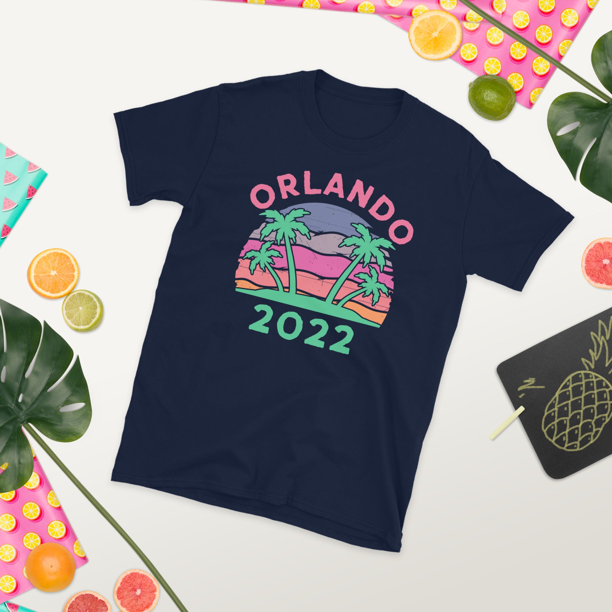 Camisa de viaje de verano de Orlando, camiseta de vacaciones de Orlando Florida 2022, camisas de viaje a juego, vacaciones familiares, viaje en coche, vacaciones de verano en Orlando