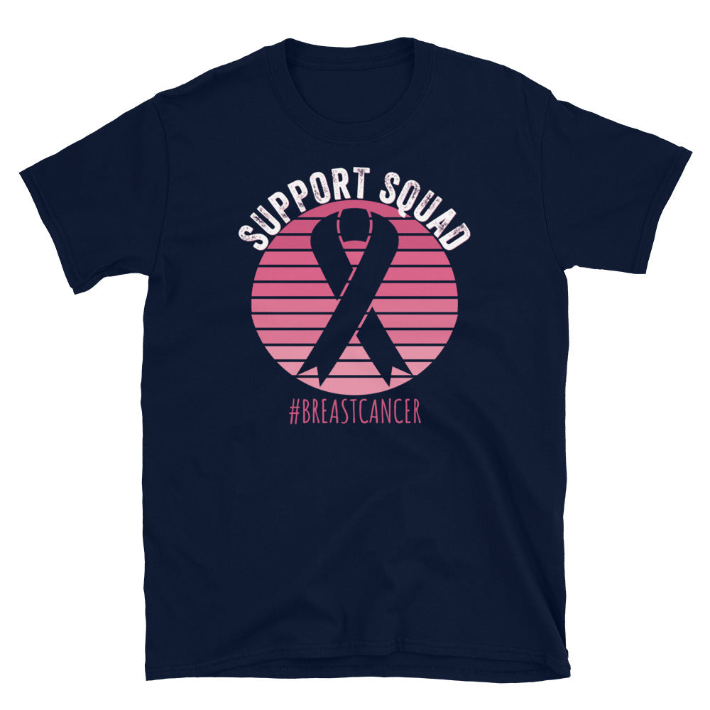 Breast Cancer Warrior Support Squad Shirt, Breast Cancer Awareness Shirt, Breast Cancer Awareness In October, Cancer Team Shirt, beat cancer - Madeinsea©