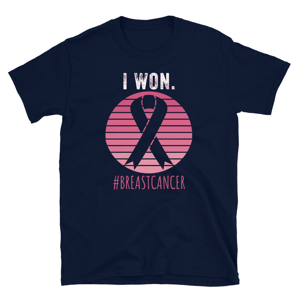 Gané camisa de sobreviviente de cáncer de mama, camisa de concientización sobre el cáncer de mama, apoyo al cáncer de mama, camisa de sobreviviente de cáncer, concientización sobre el cáncer de mama