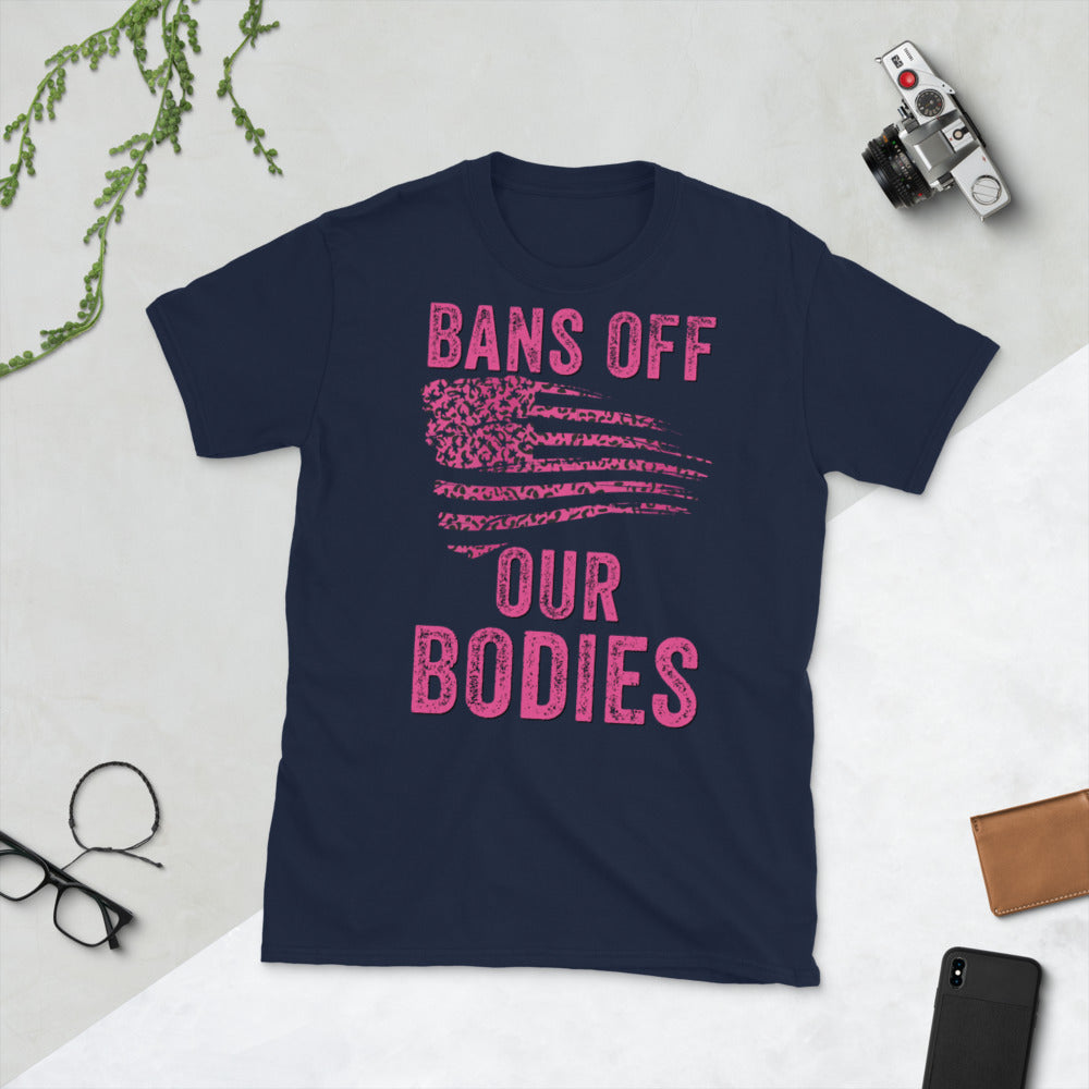 T-Shirt „Bans Off Our Bodies“, Abtreibungsrecht, texanisches Abtreibungsgesetz, reproduktive Rechte, gegen Abtreibungsverbot, Frauenrechte