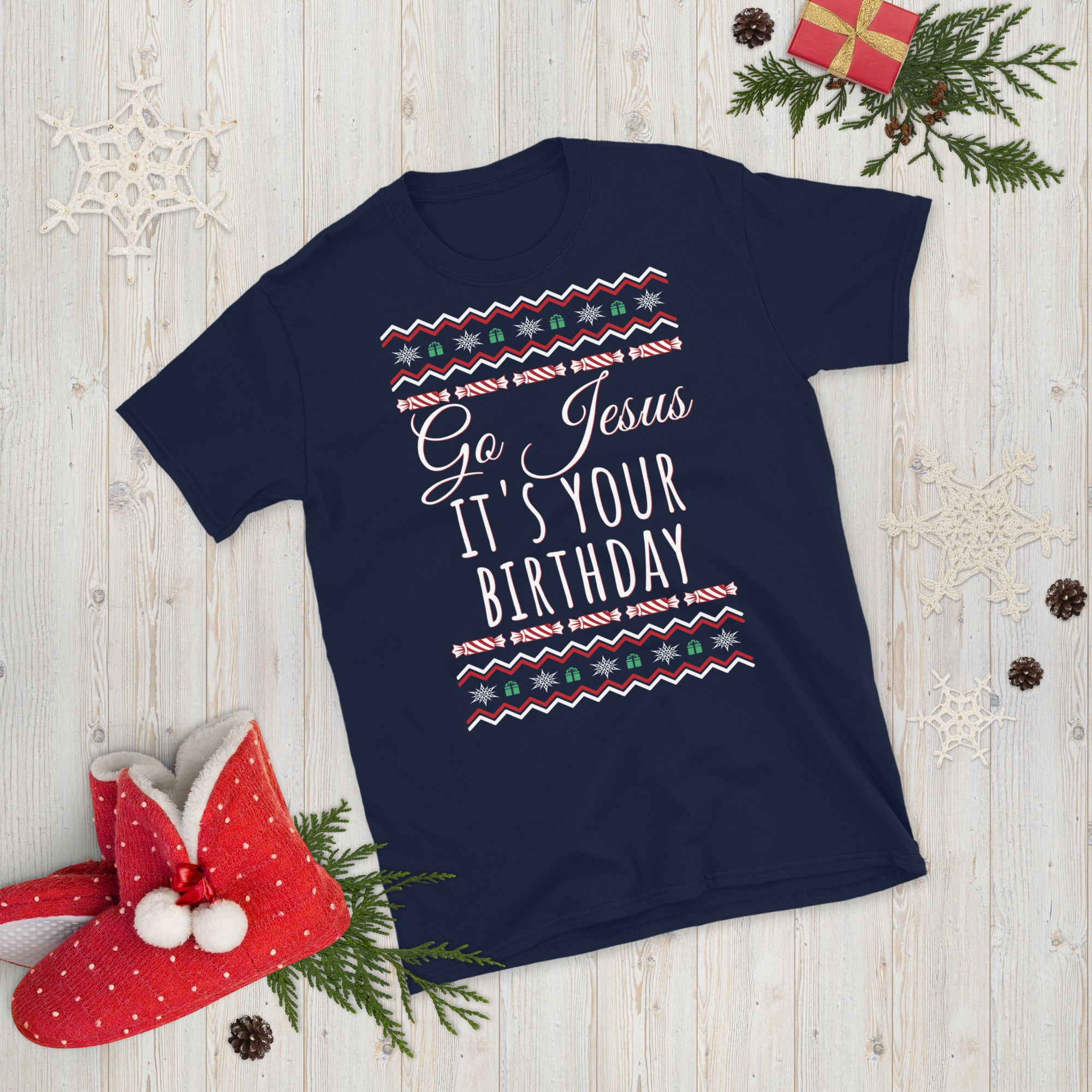 Go Jesus It&#39;s Your Birthday Christmas Shirt, Go Jesus Shirt, Jesus Birthday Shirt, Holiday Shirt, Ugly Christmas Sweater Shirt, Funny Xmas