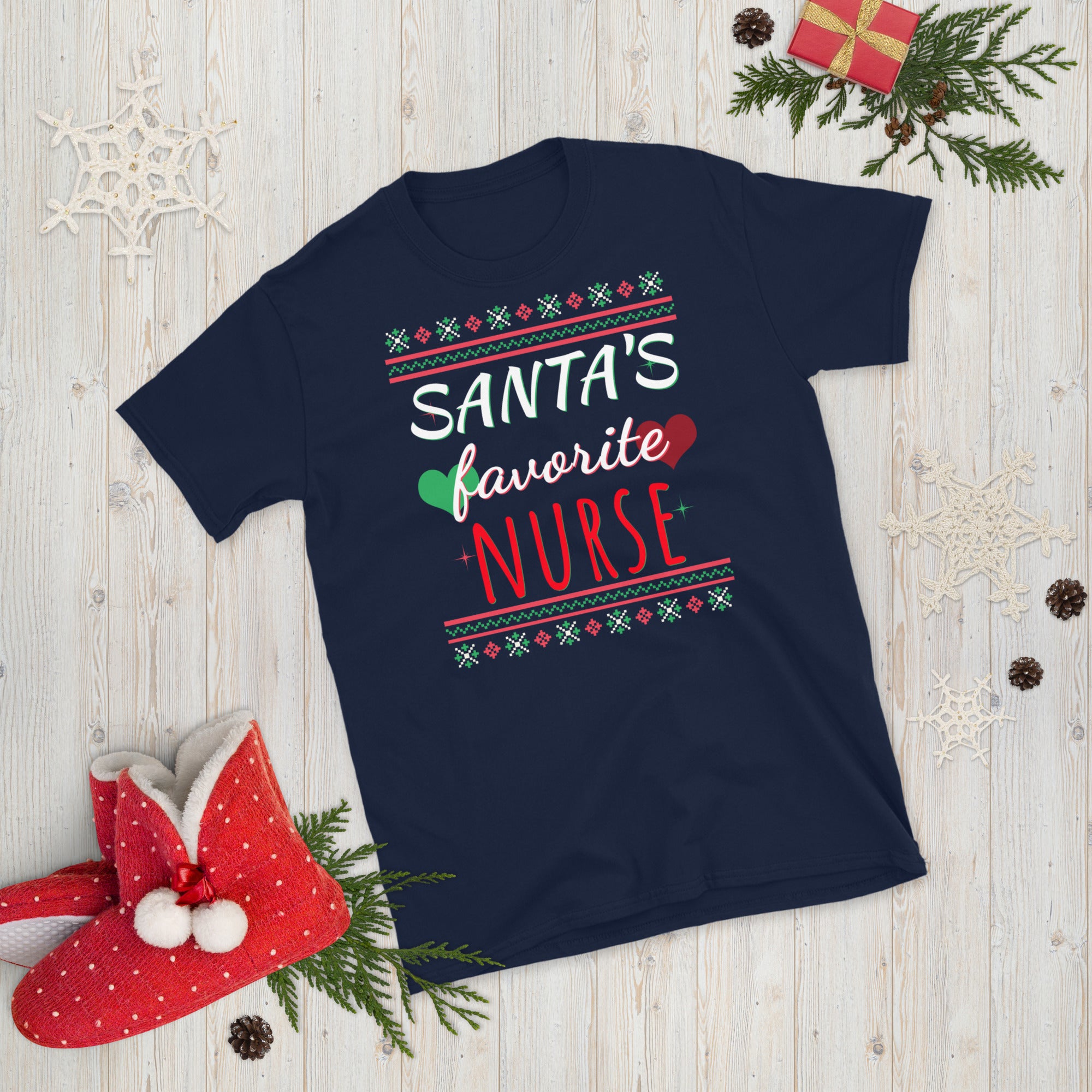 Santas Favorite Nurse, Nurse Christmas Shirt, Christmas Nursing Shirt, Nursing School T Shirt, Nursing School Tee, Nurse Shirt, Funny Nurse - Madeinsea©