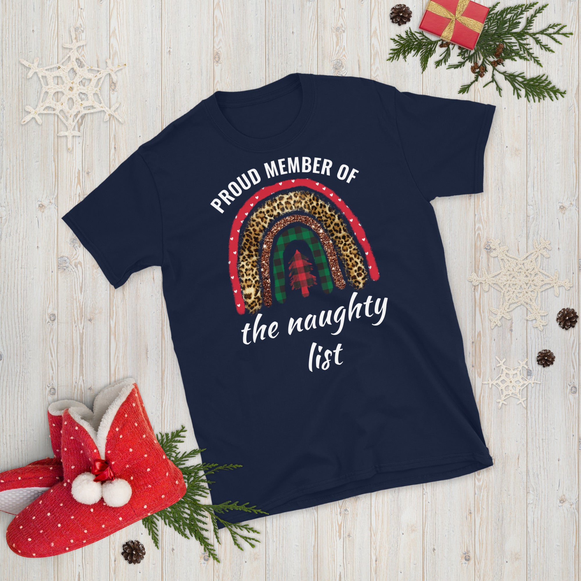 Stolzes Mitglied der frechen Liste Shirt, Lustiges Weihnachtsshirt, Stolzes Mitglied Shirt, Nettes Listenshirt, Freche Weihnachten, Frech oder nett